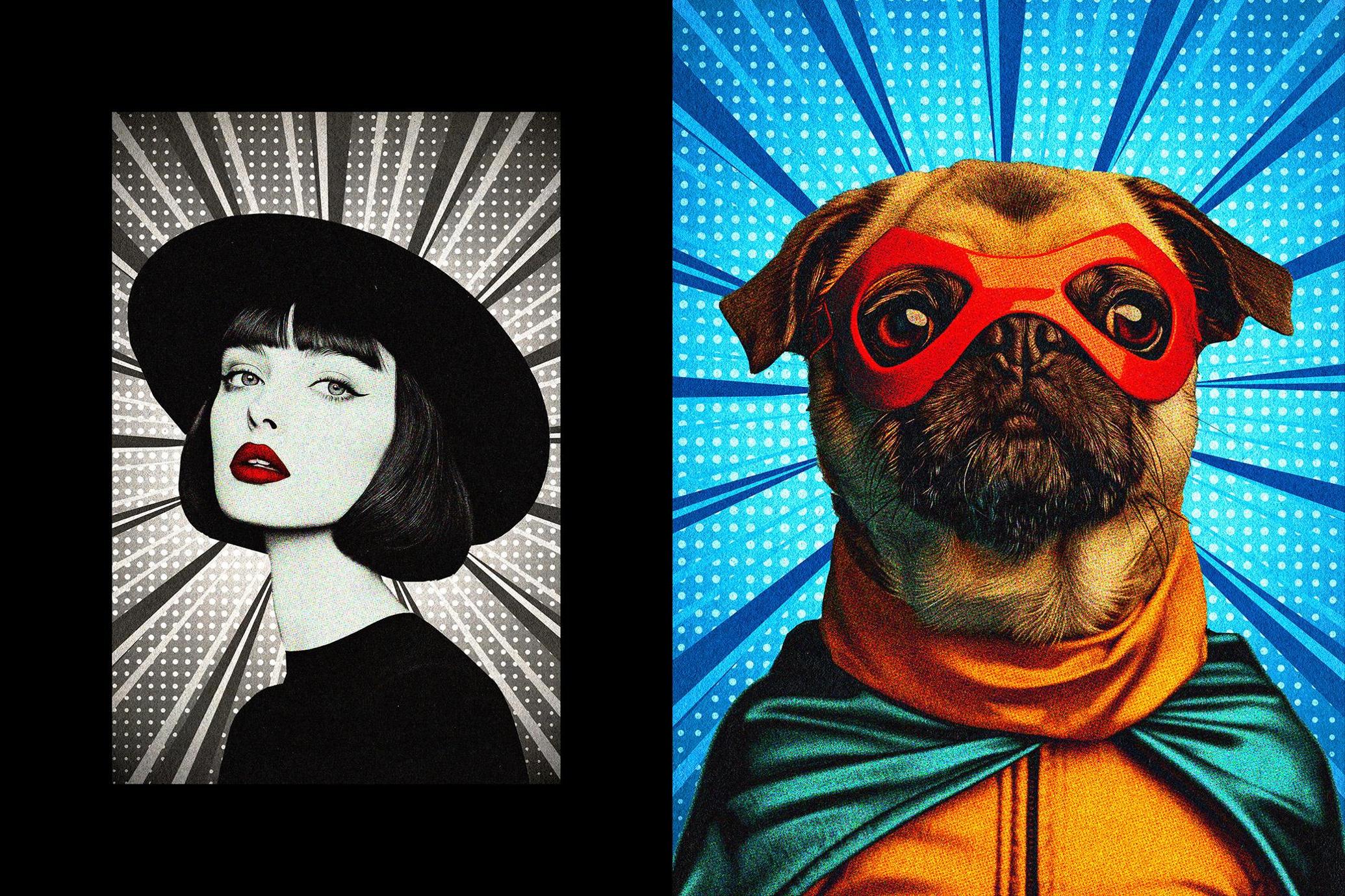 Pop Art Comic Effect