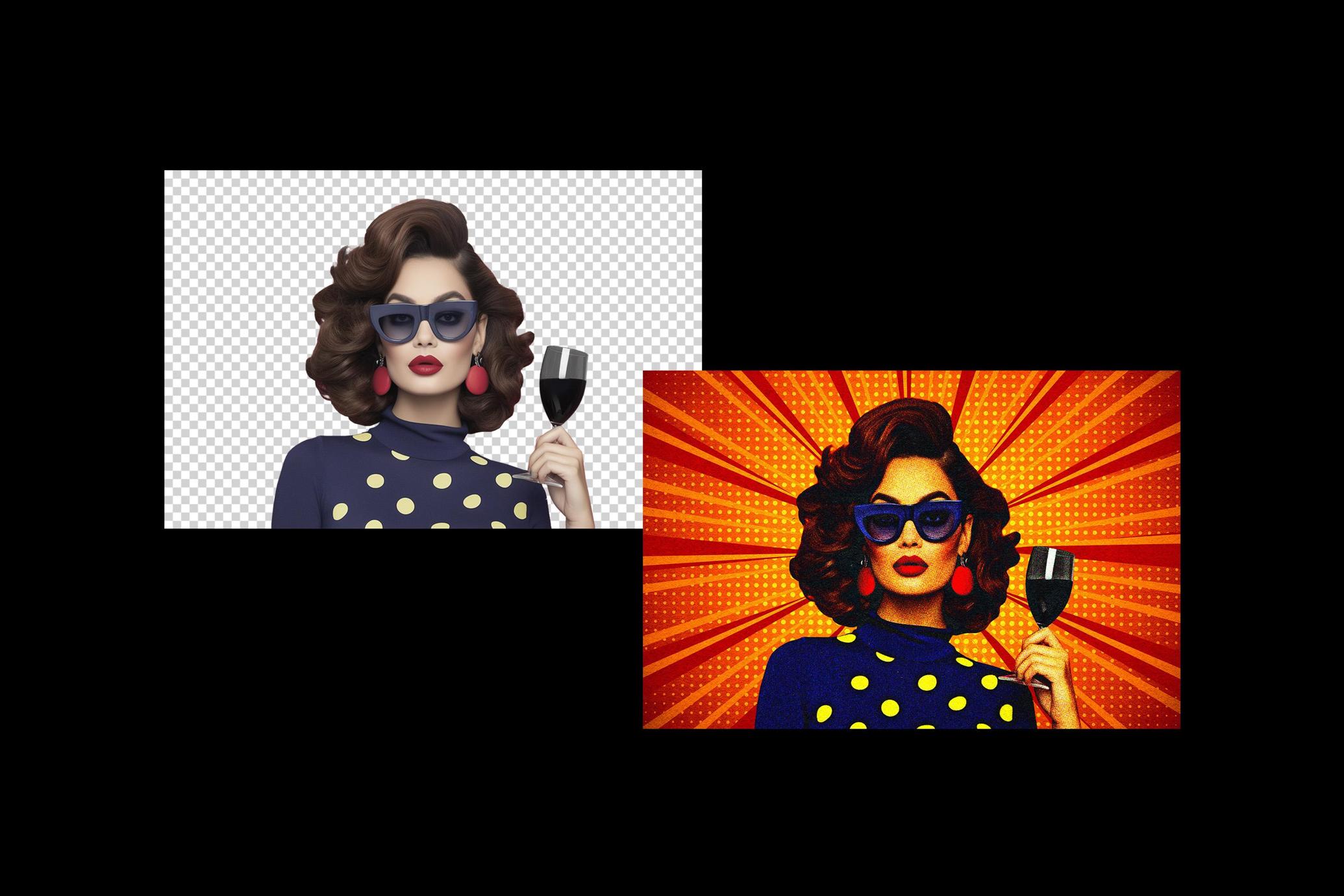 Pop Art Comic Effect