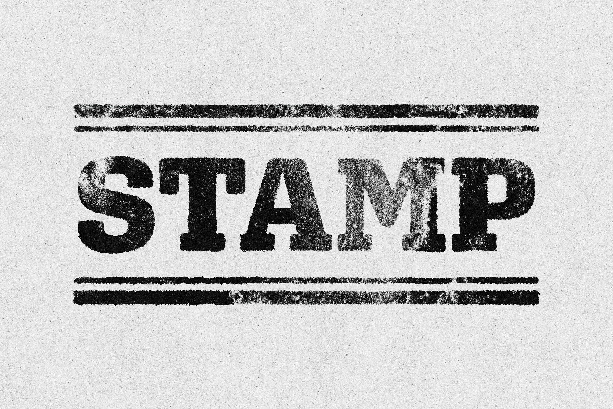 Ink Print Text Effect