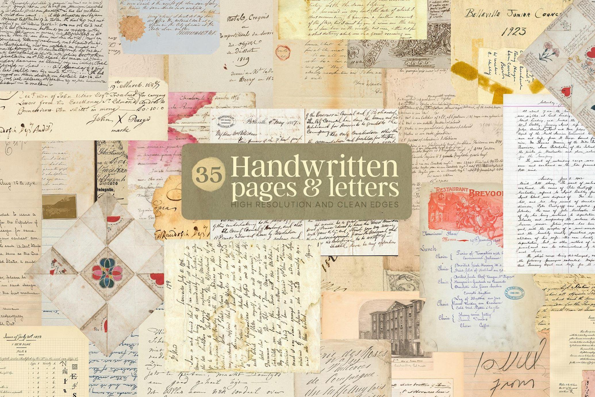 Vintage Ephemera Paper Pack