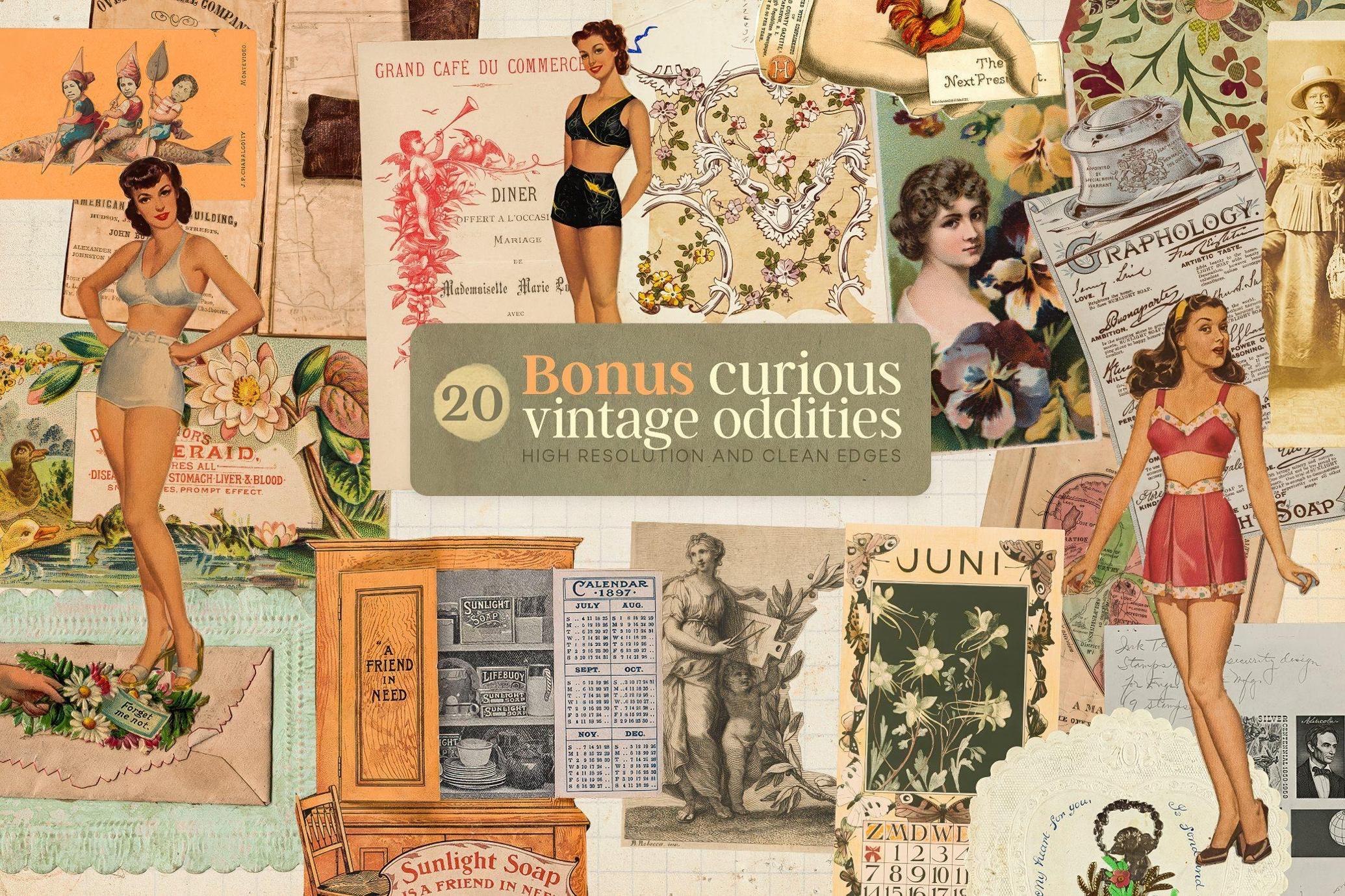 Vintage Ephemera Paper Pack