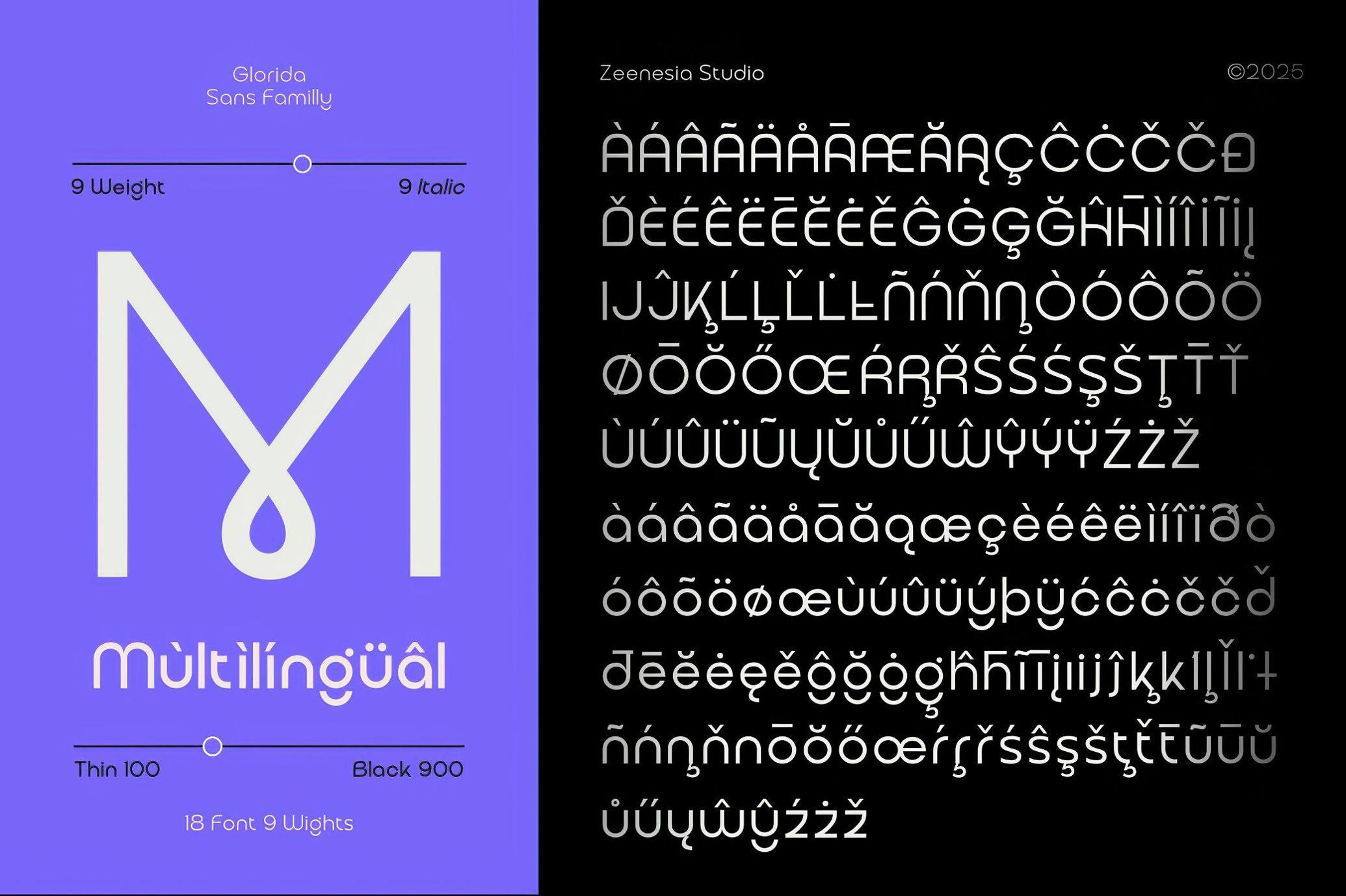 Glorida — Sans Serif Family