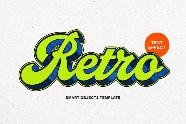 Retro Comic Text Effect