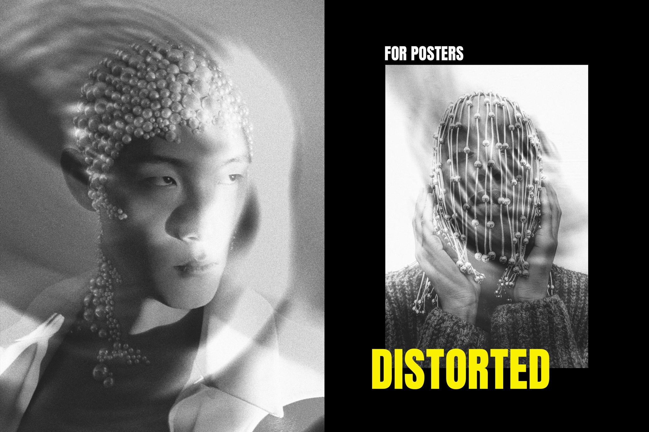 Disrupted Monochrome Poster Effect