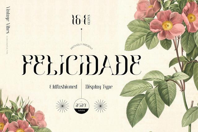Felicidade - Victorian Font