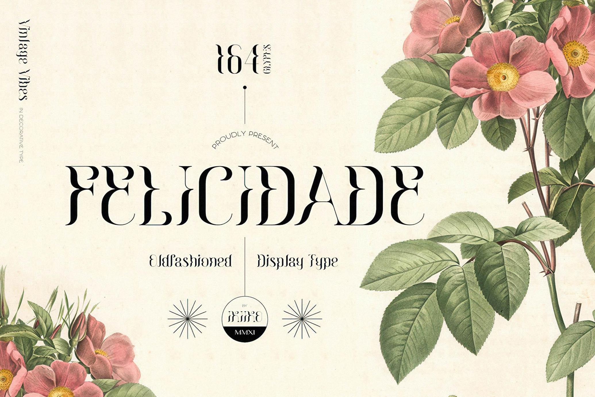 Felicidade - Victorian Font