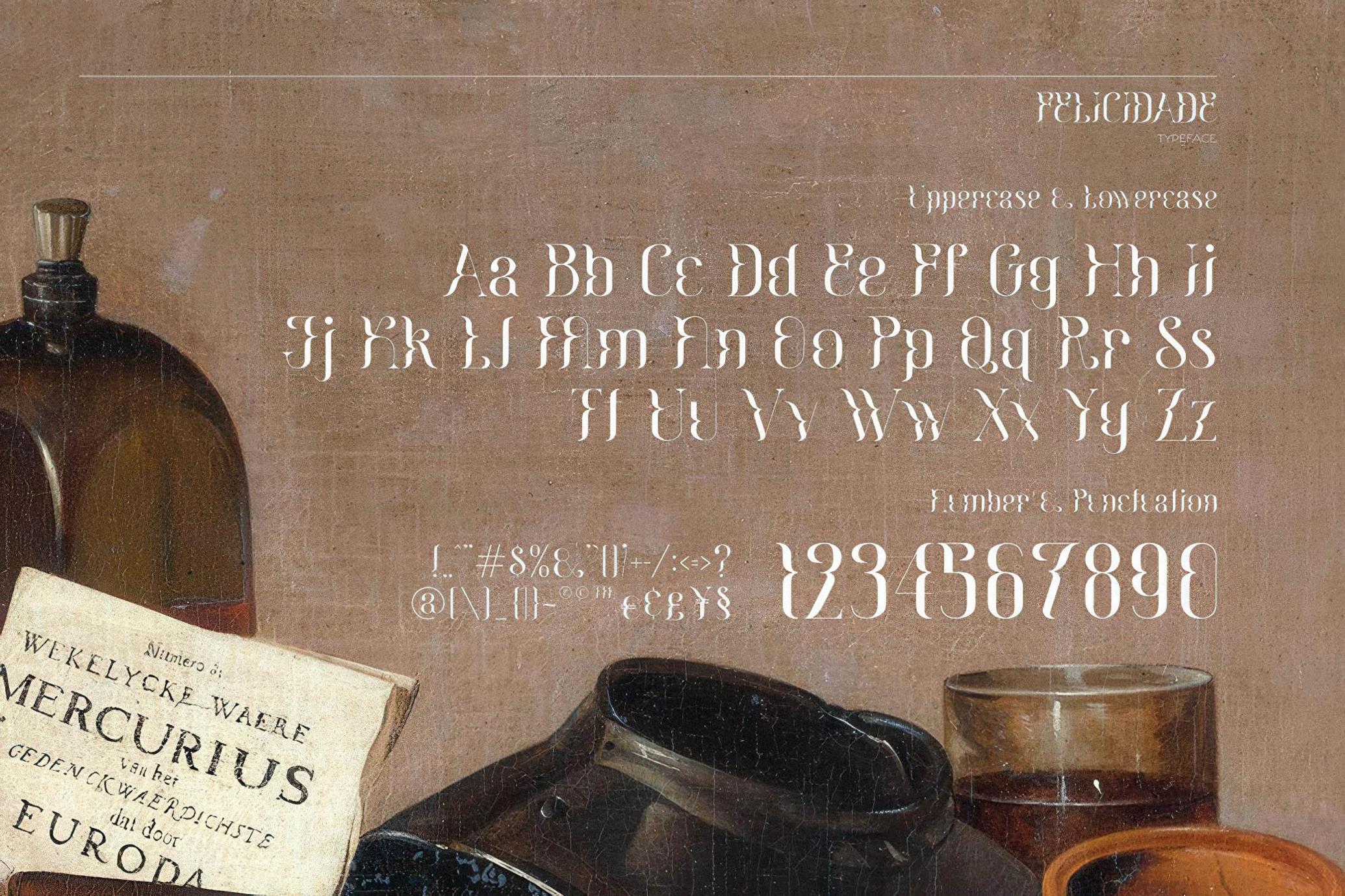 Felicidade - Victorian Font