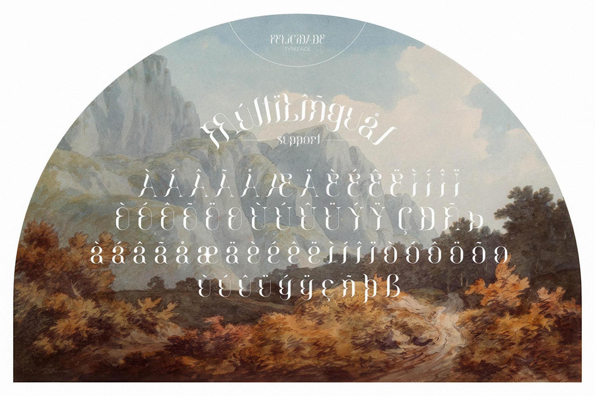 Felicidade - Victorian Font