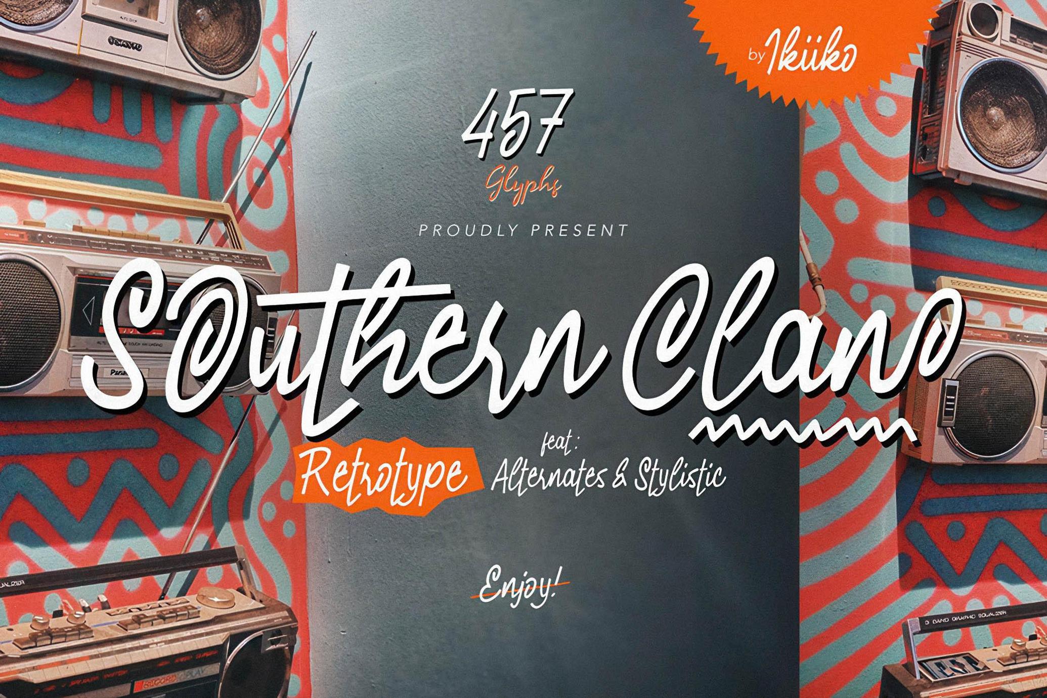 Southern Clan - 80s Font