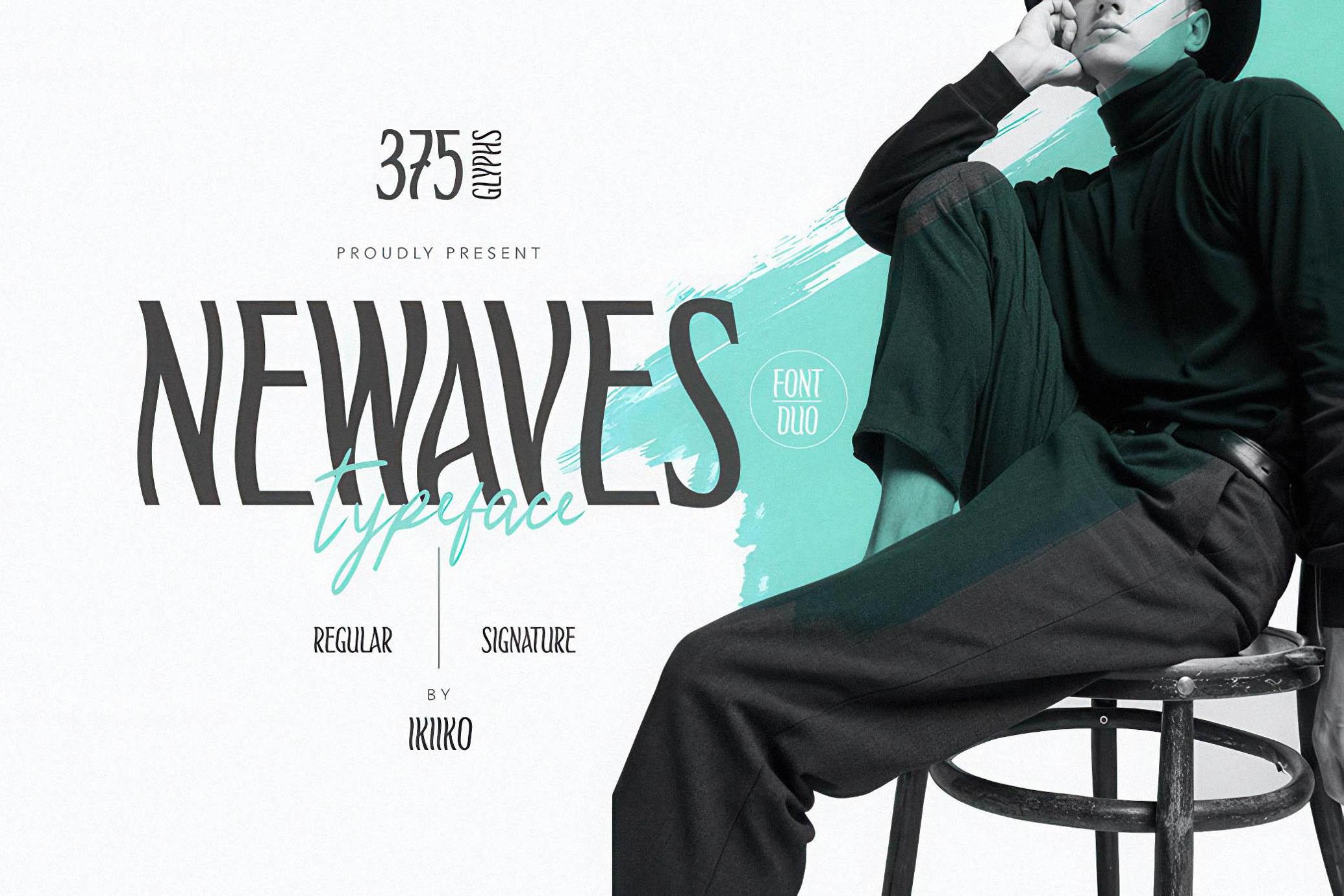 Newaves - Fashion Font Duo