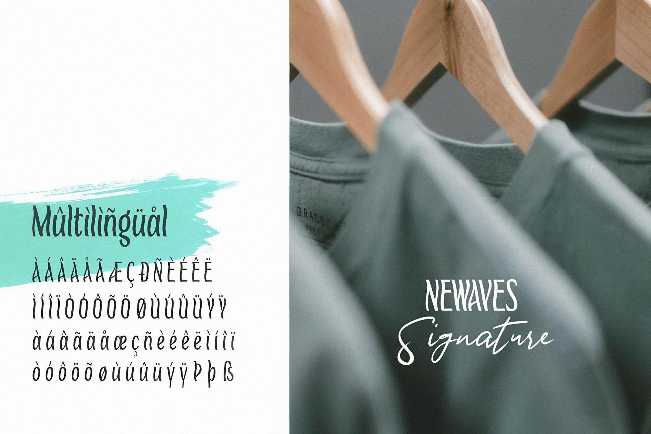 Newaves - Fashion Font Duo