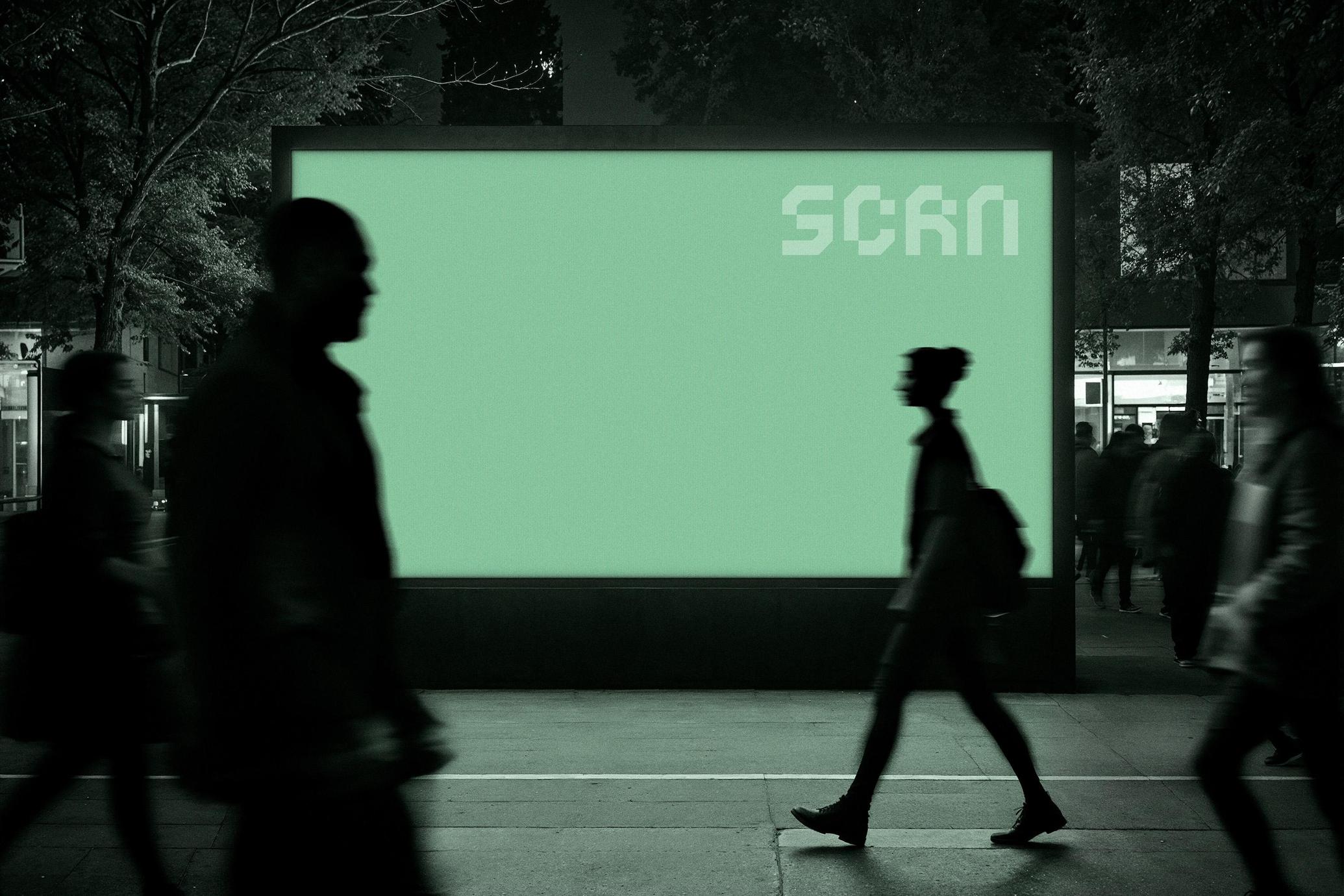 Outdoor LED Screen Mockup
