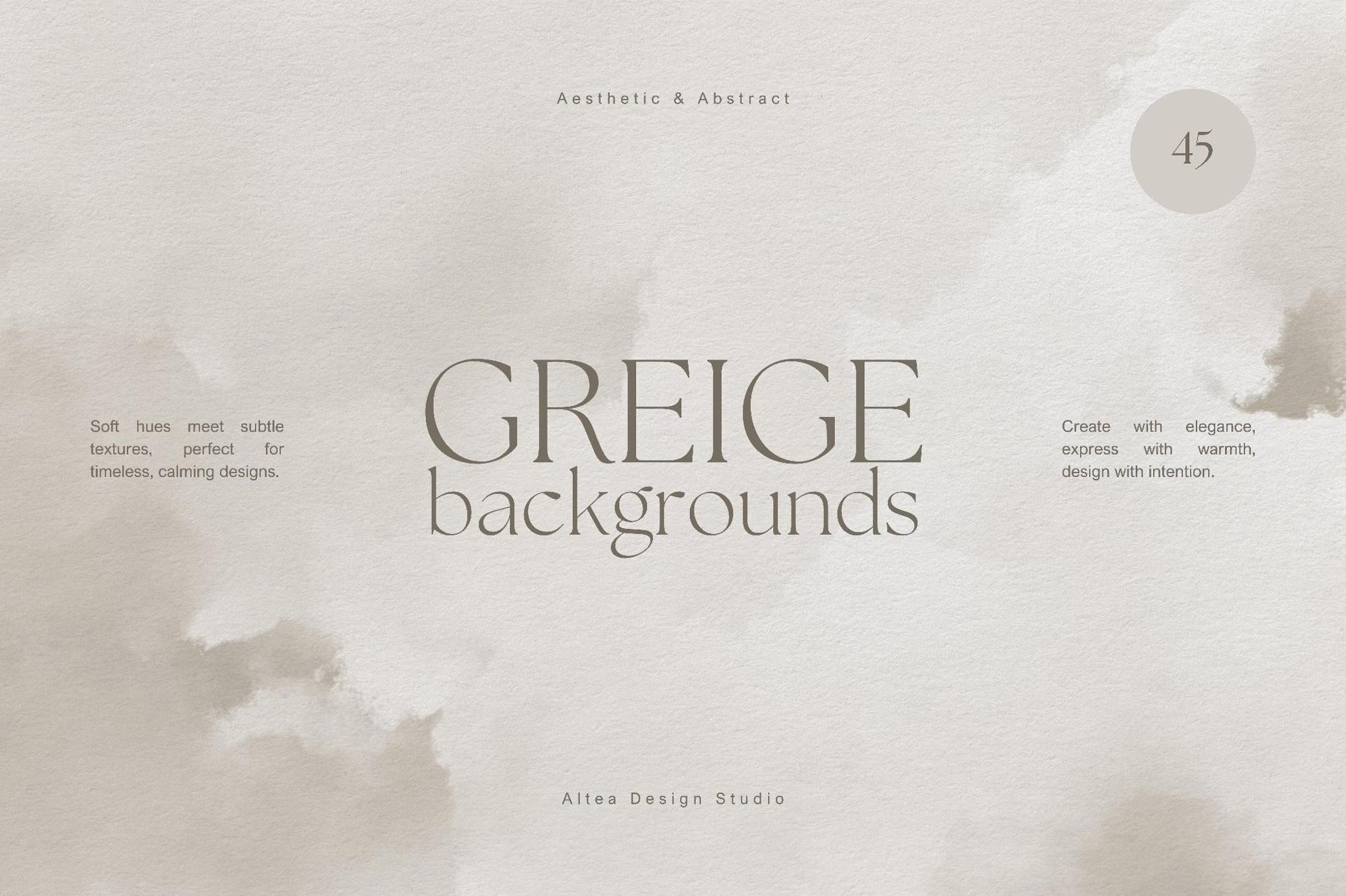 Greige Watercolor Backgrounds