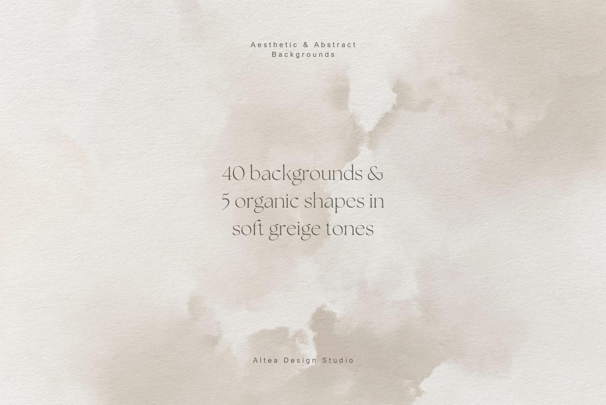 Greige Watercolor Backgrounds