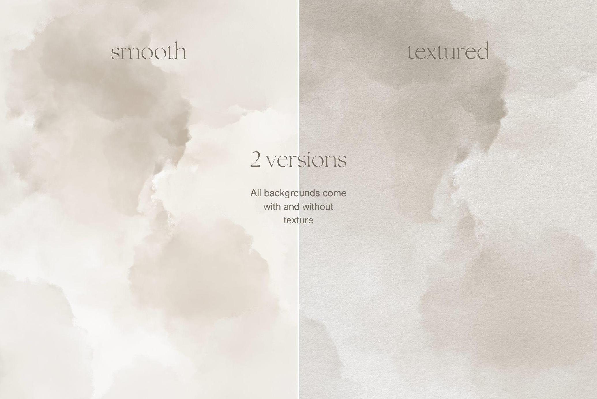 Greige Watercolor Backgrounds