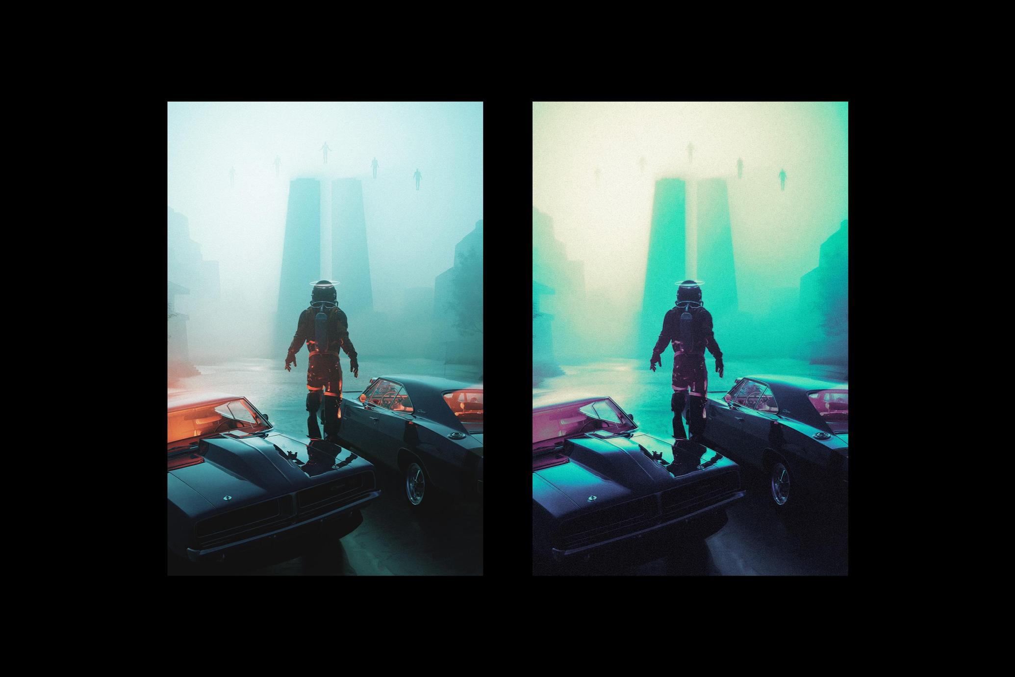 Sci-Fi Poster Effect