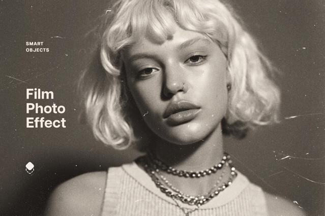 Speckled Film Photo Effect