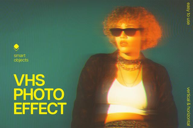 VHS Photo Effect