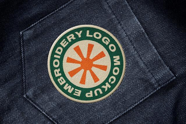Embroidery Logo Mockup