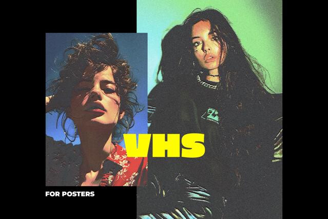 VHS Retro Poster Effect