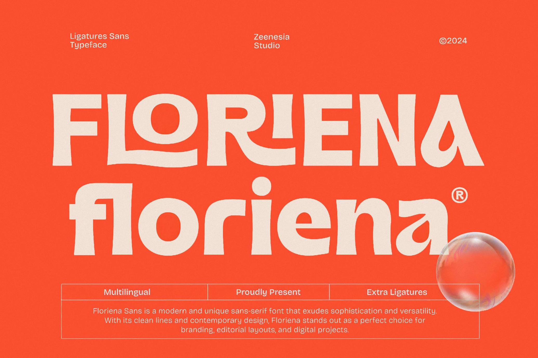 Floriena Ligatures Sans