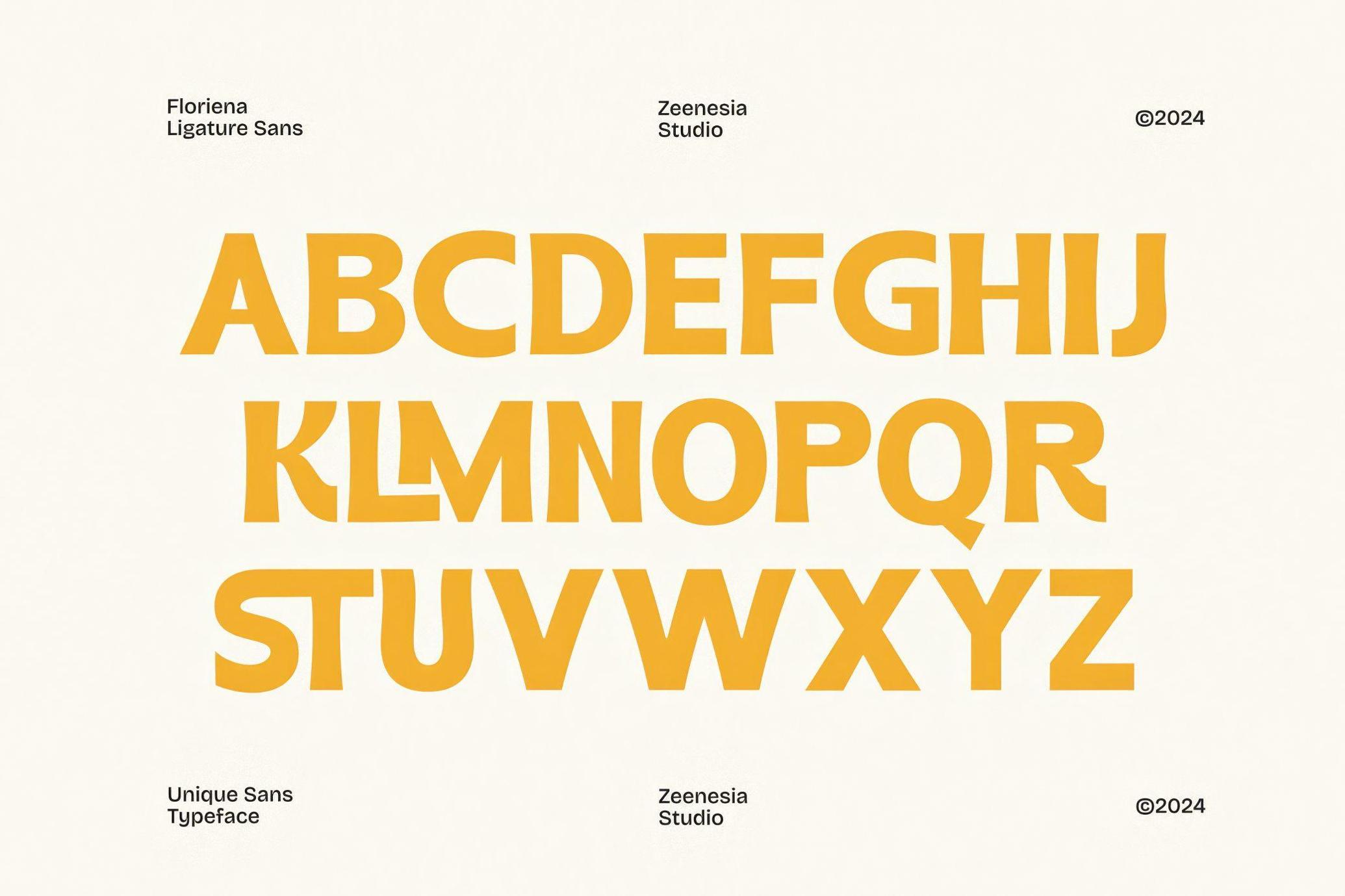 Floriena Ligatures Sans