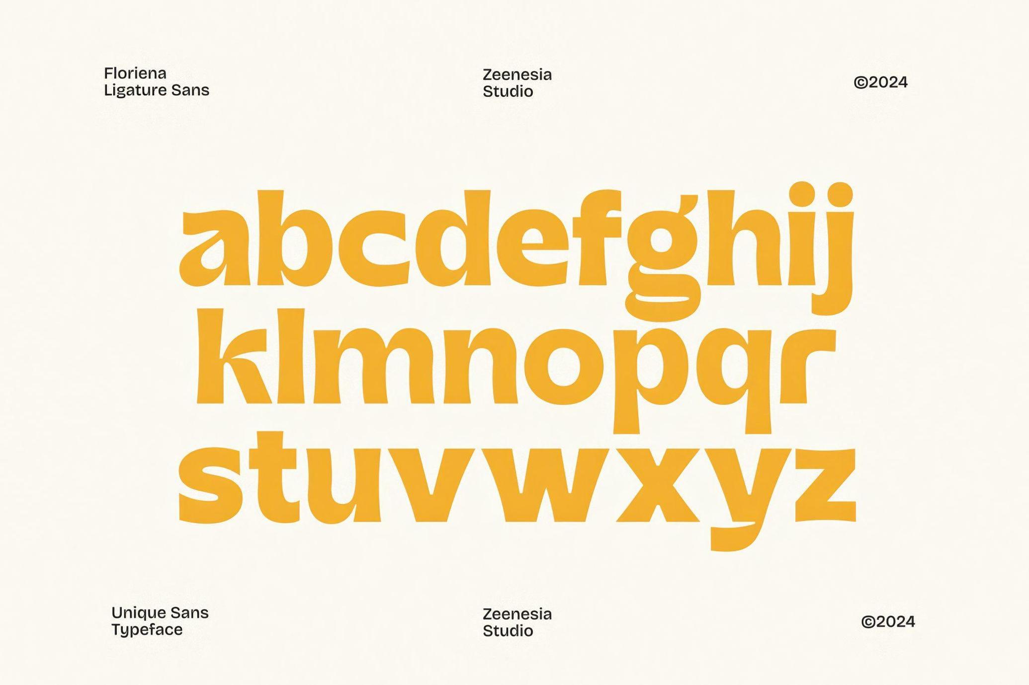 Floriena Ligatures Sans