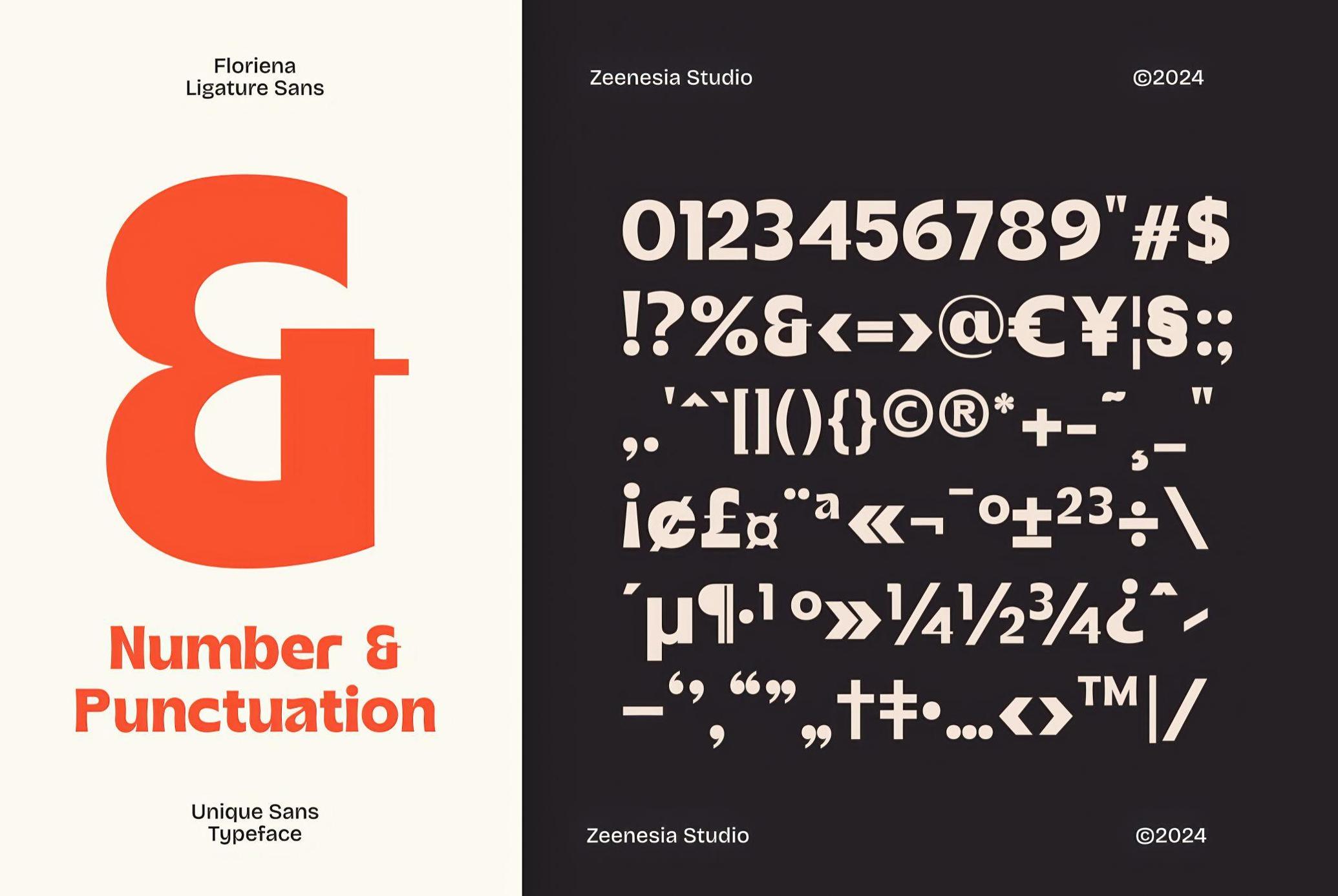 Floriena Ligatures Sans