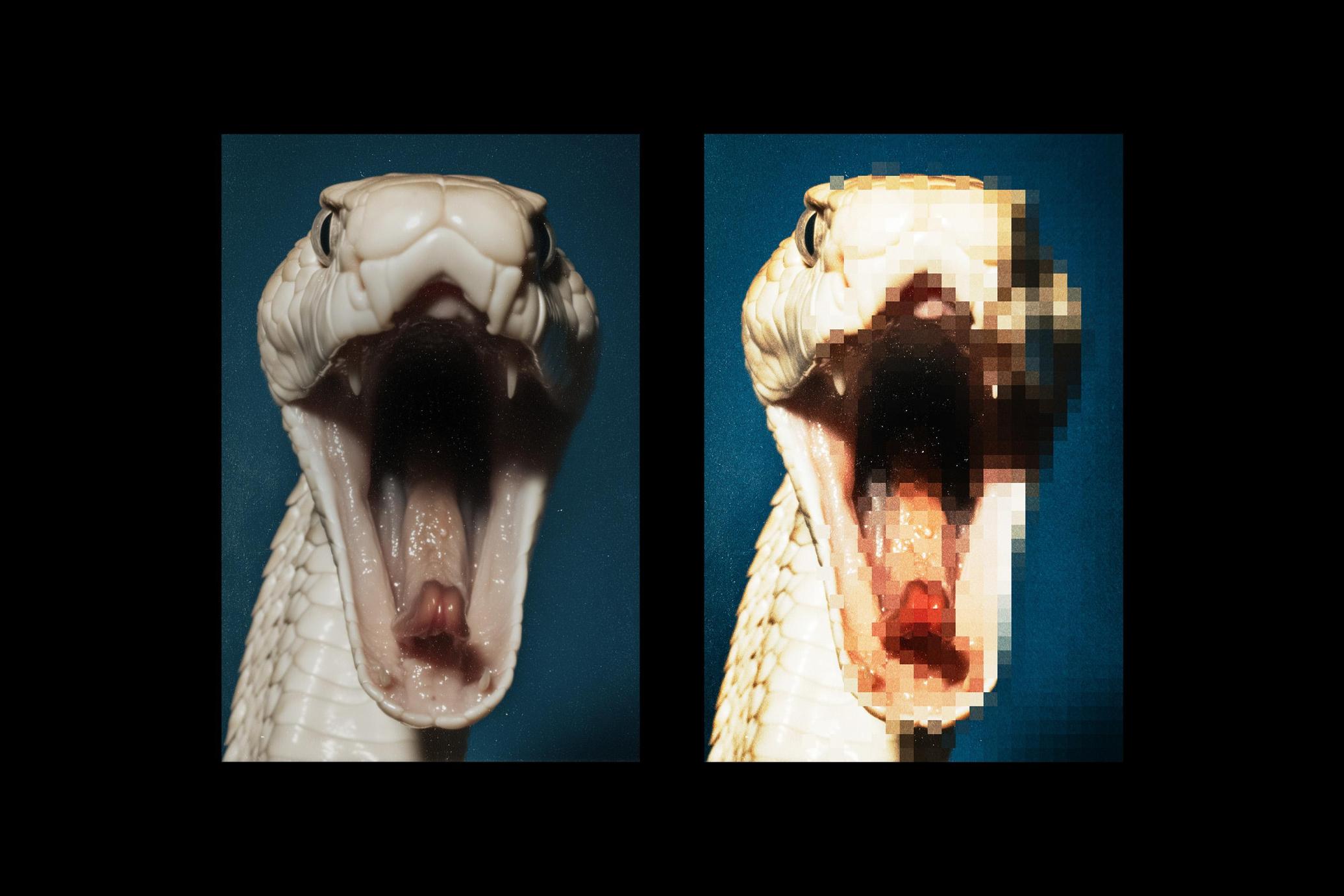 Pixels Overlay Photo Effect