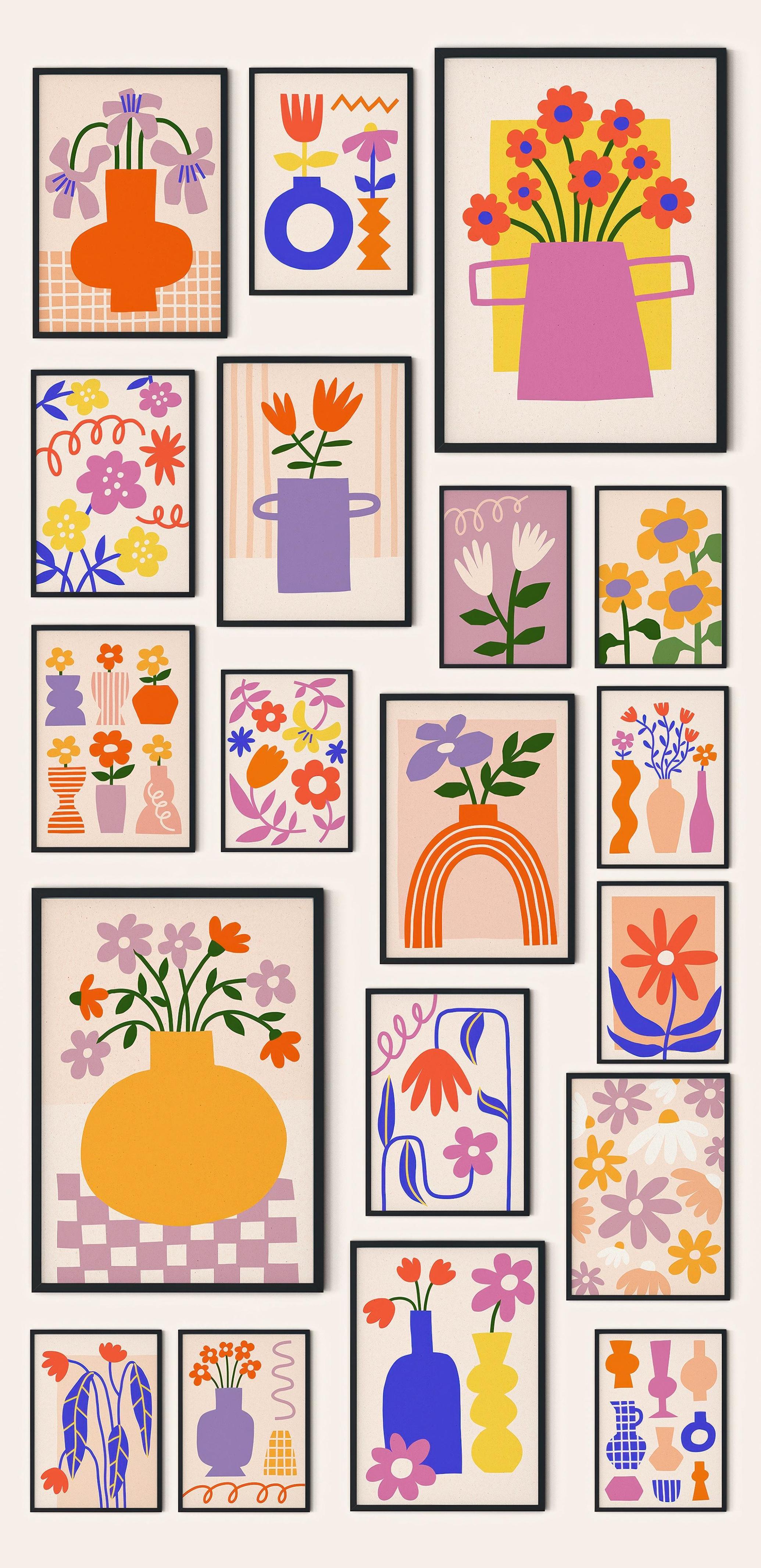 Cutout Flowers | Vector Poster Creator