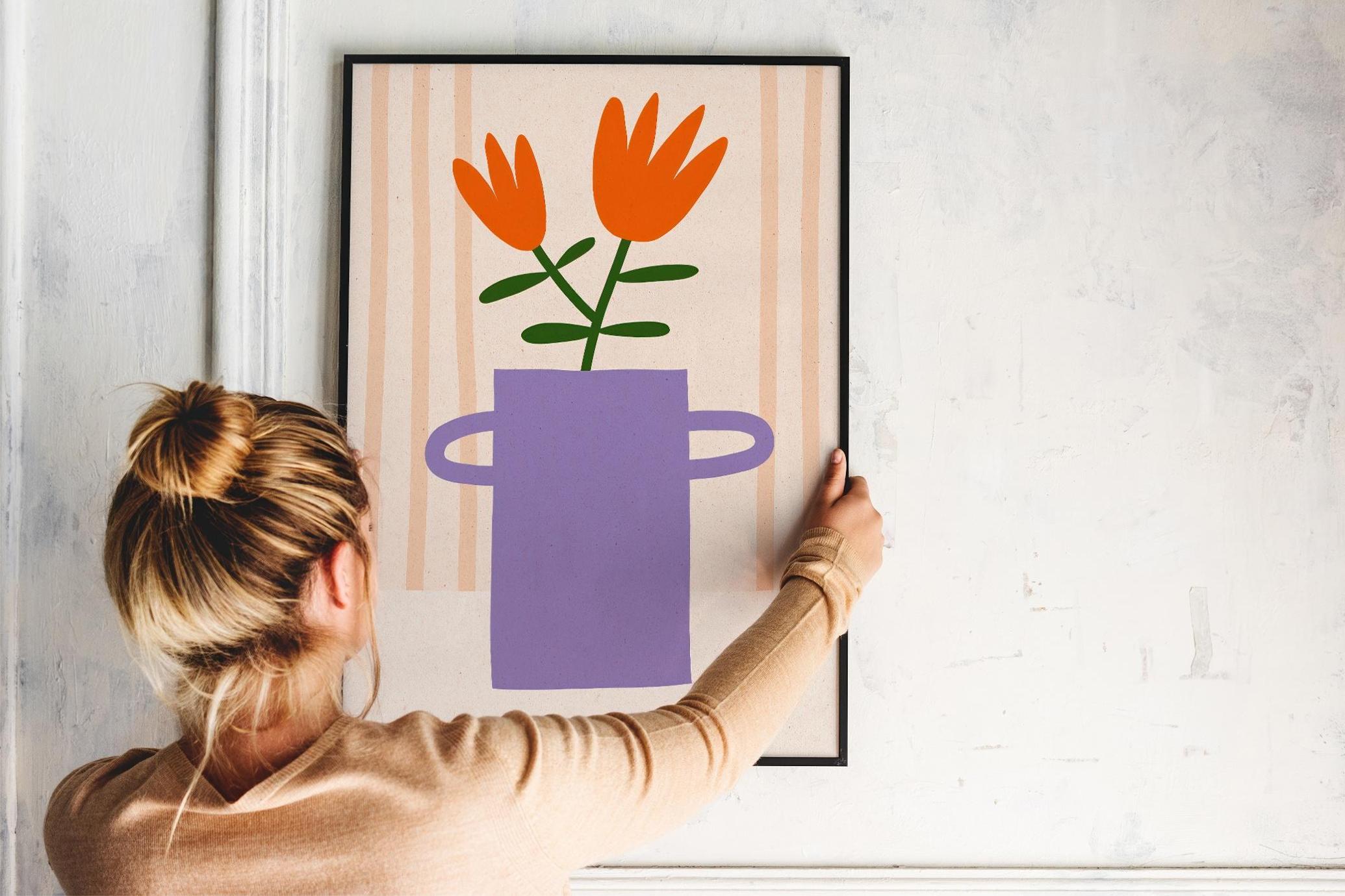 Cutout Flowers | Vector Poster Creator