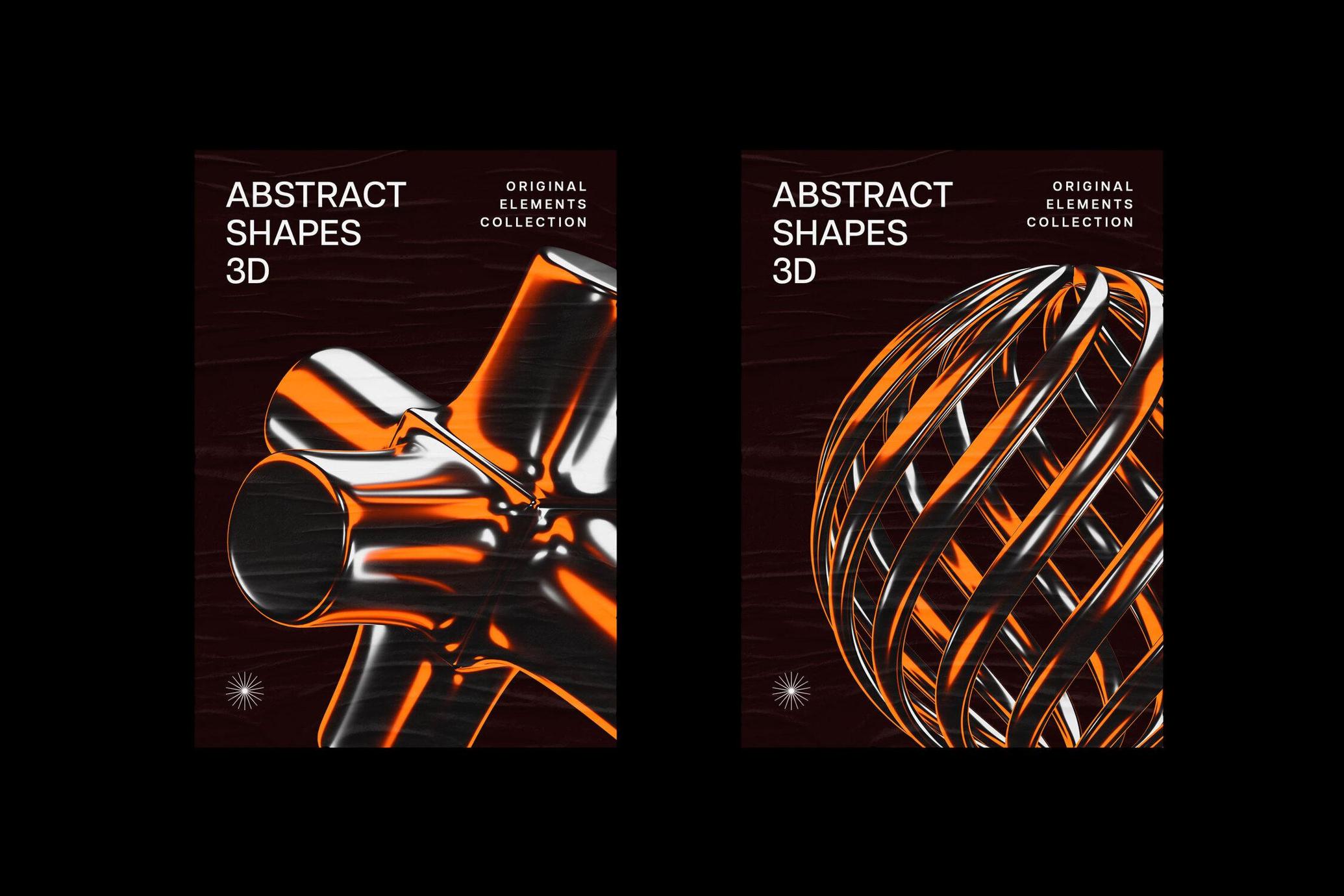 Color Chrome 3D Objects