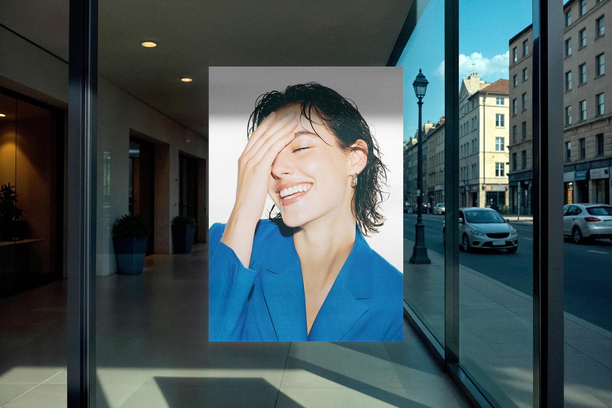 Gallery Window Poster Mockup
