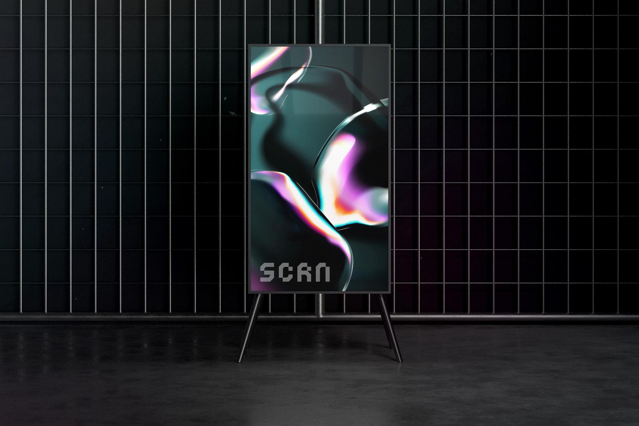 9:16 Glowing Screen Mockup