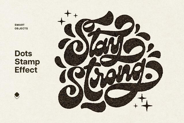 Craft Dots Stamp Effect