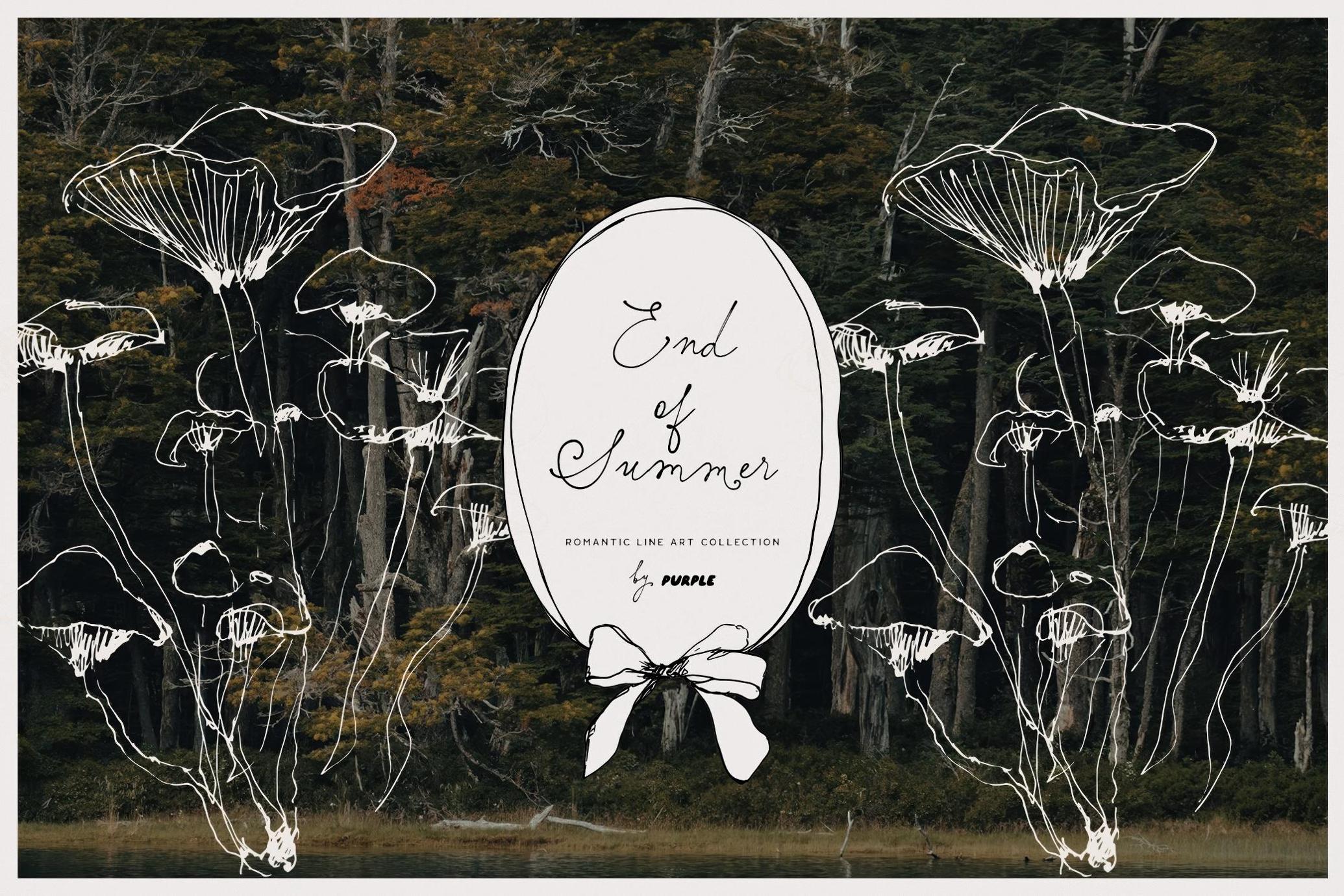 End of Summer: Line Art Collection