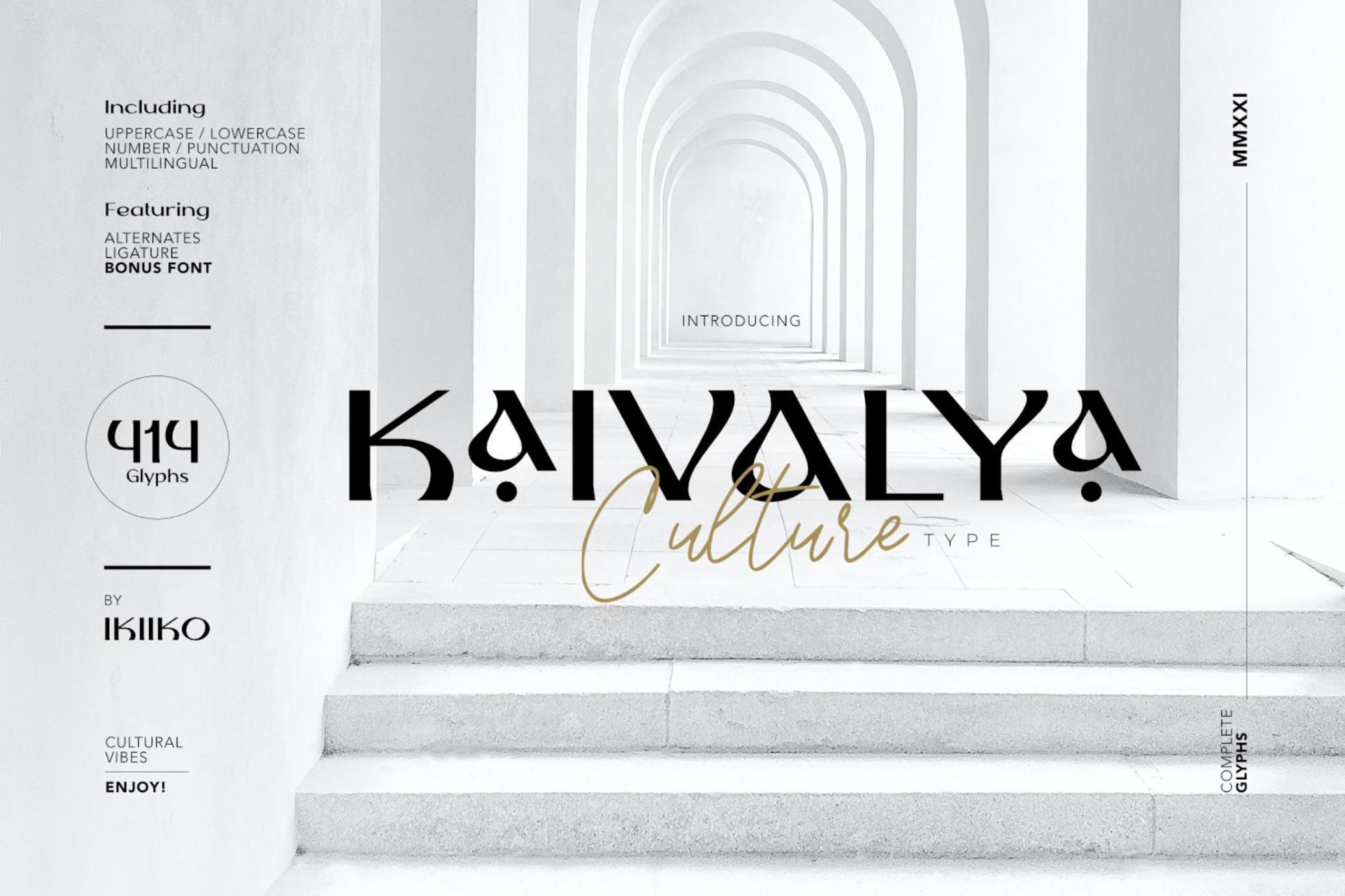 Kaivalya - Culture Font