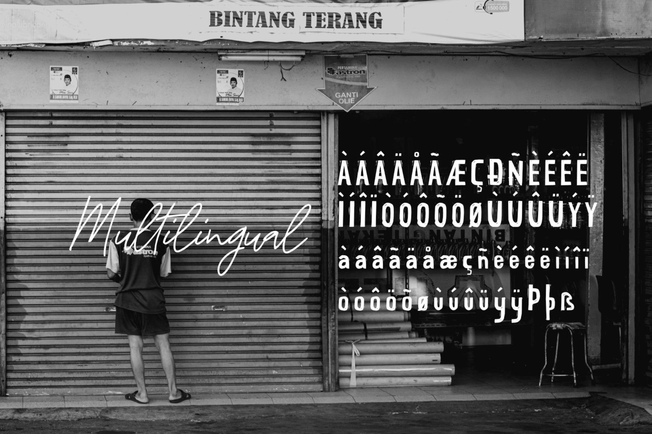 Tjoekil Kajoe - Vernacular Font