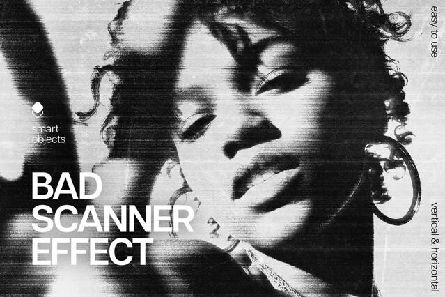 Bad Scanner Photo Effect