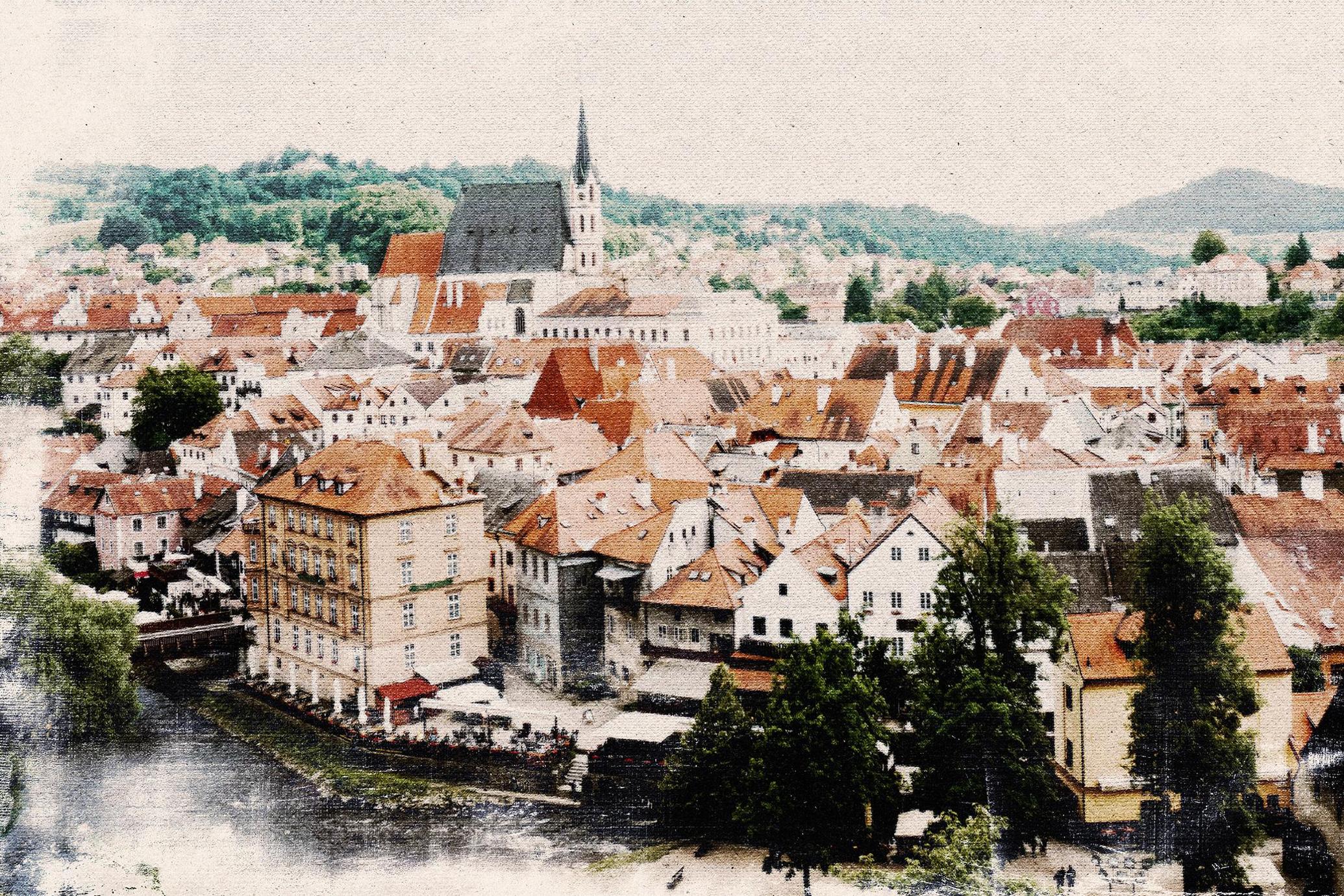Grunge Postcard Photo Effect