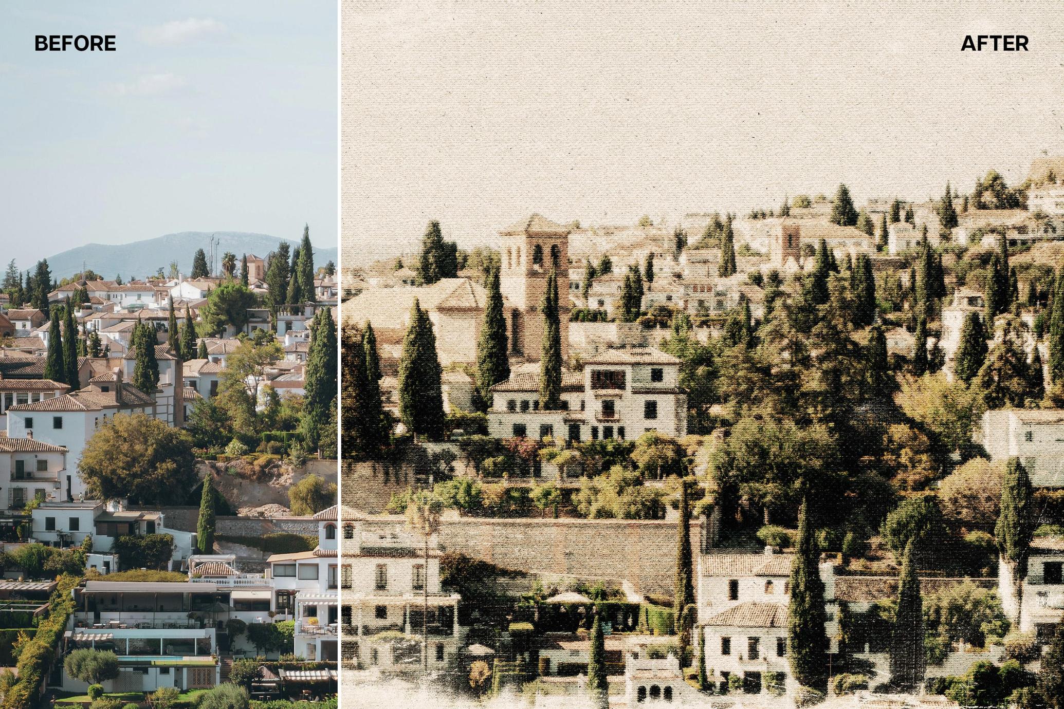 Grunge Postcard Photo Effect