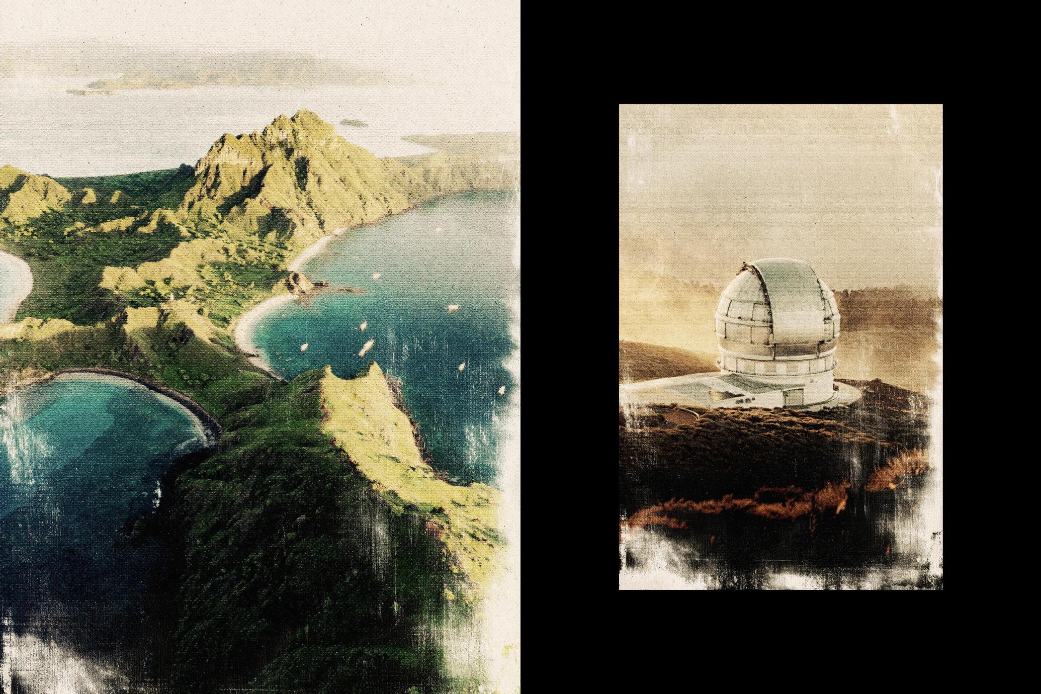 Grunge Postcard Photo Effect