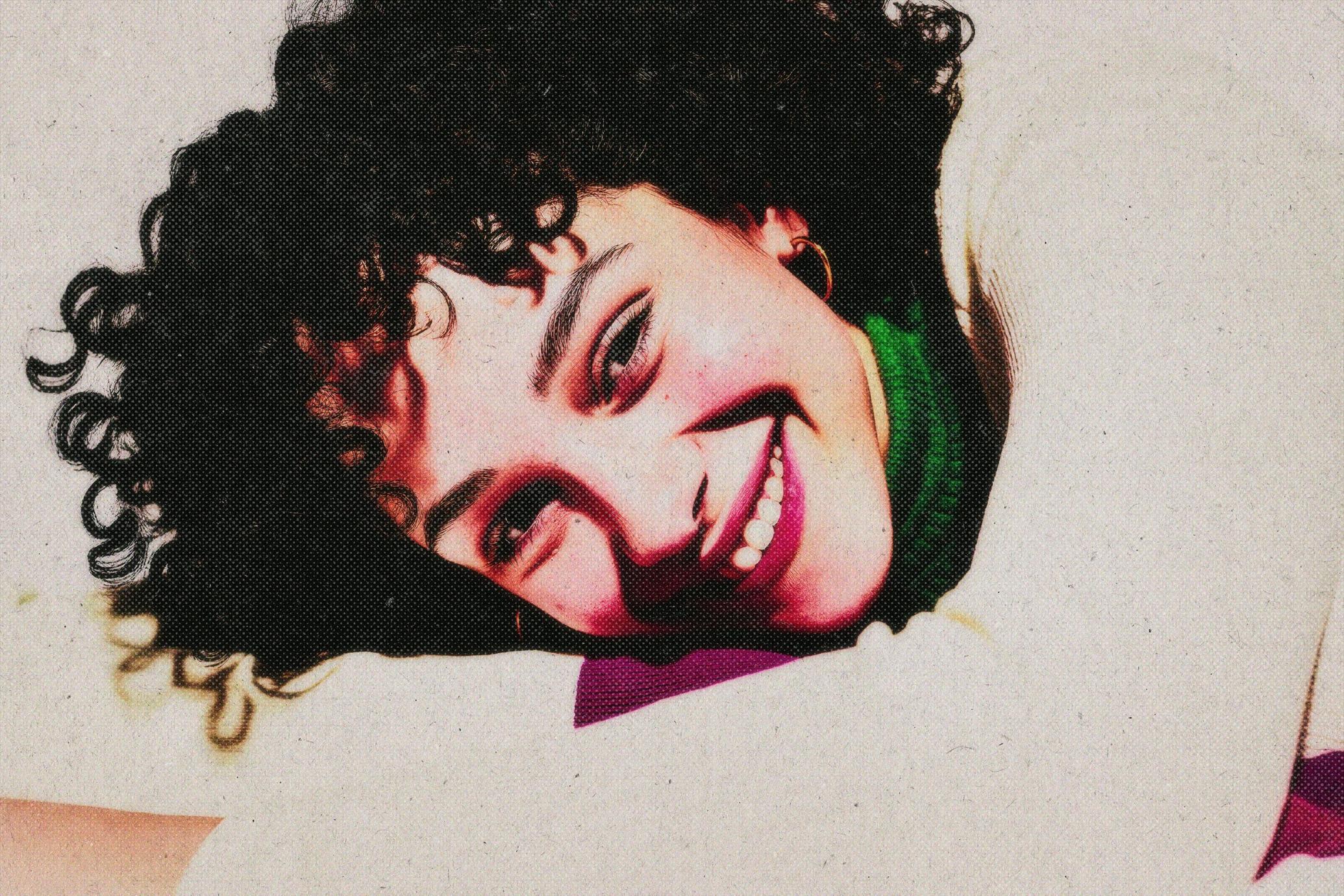 1990s Print Photo Effect