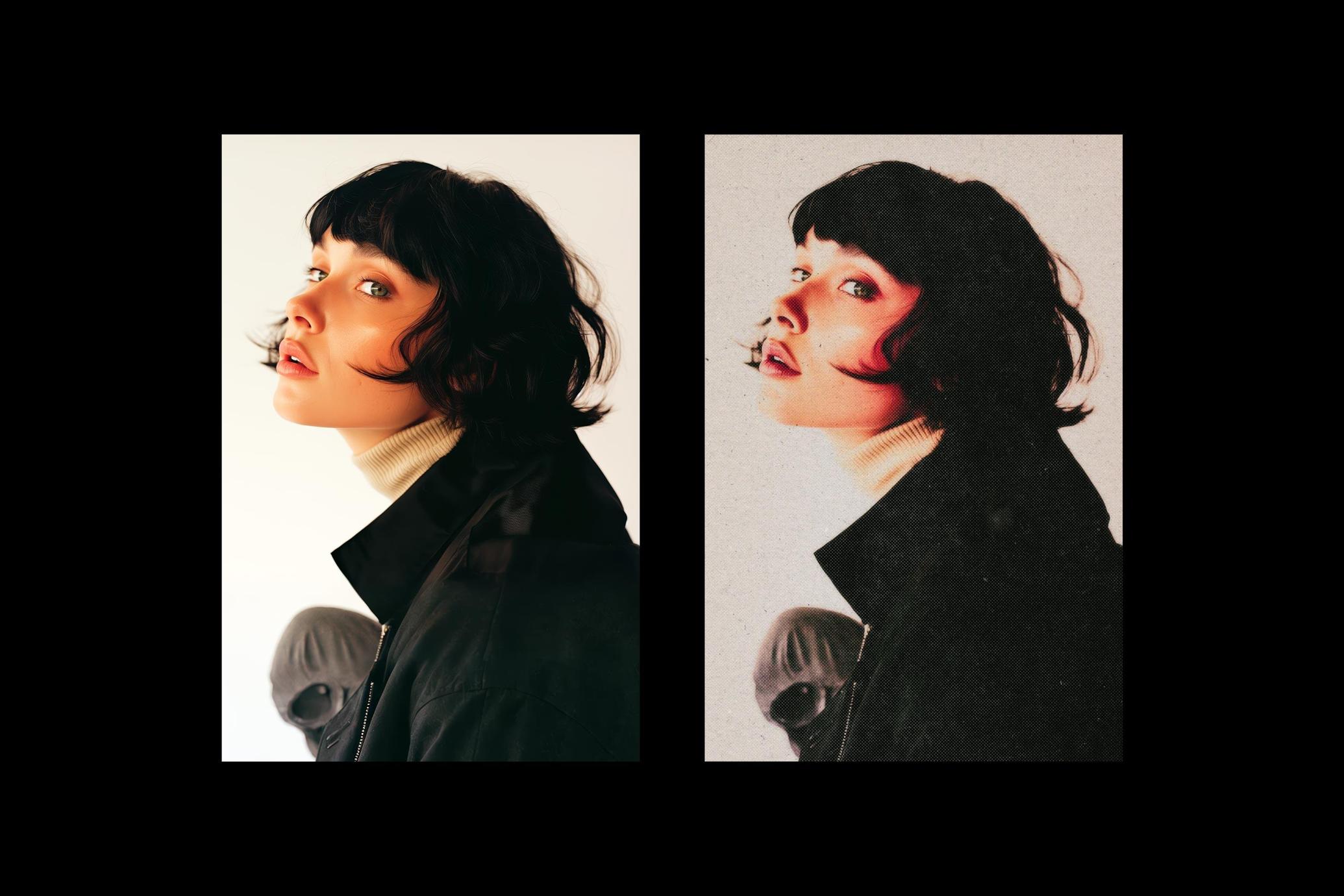 1990s Print Photo Effect