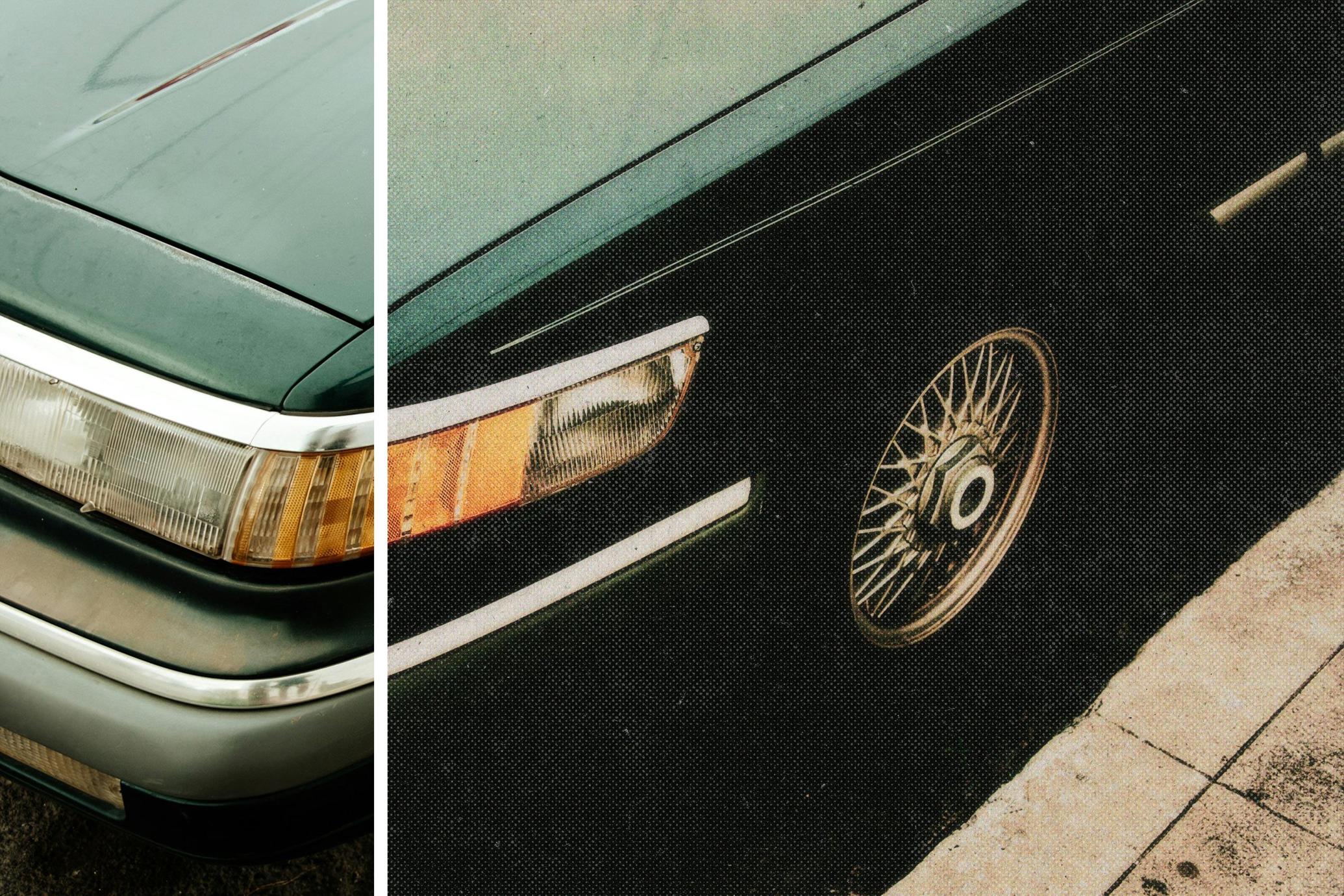 1990s Print Photo Effect