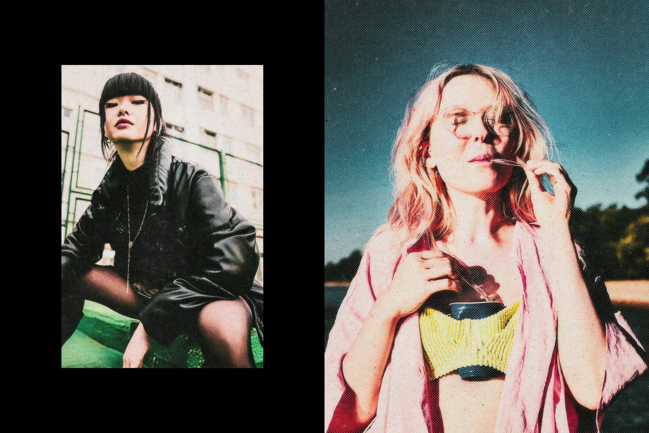 1990s Print Photo Effect