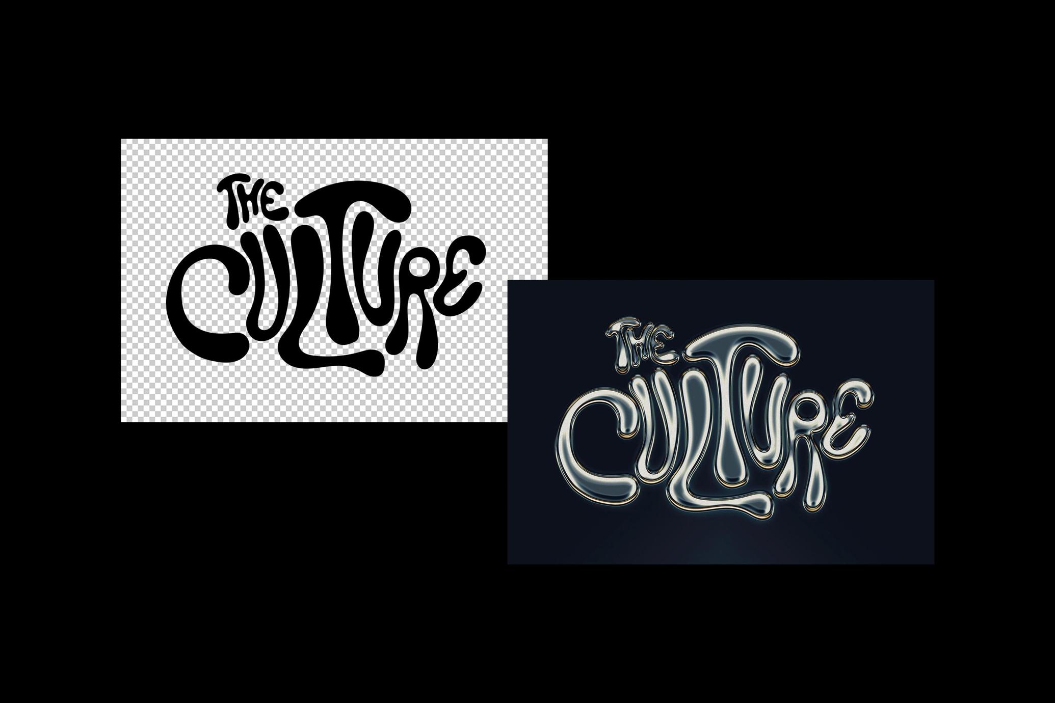 Silver Chrome Text Effect