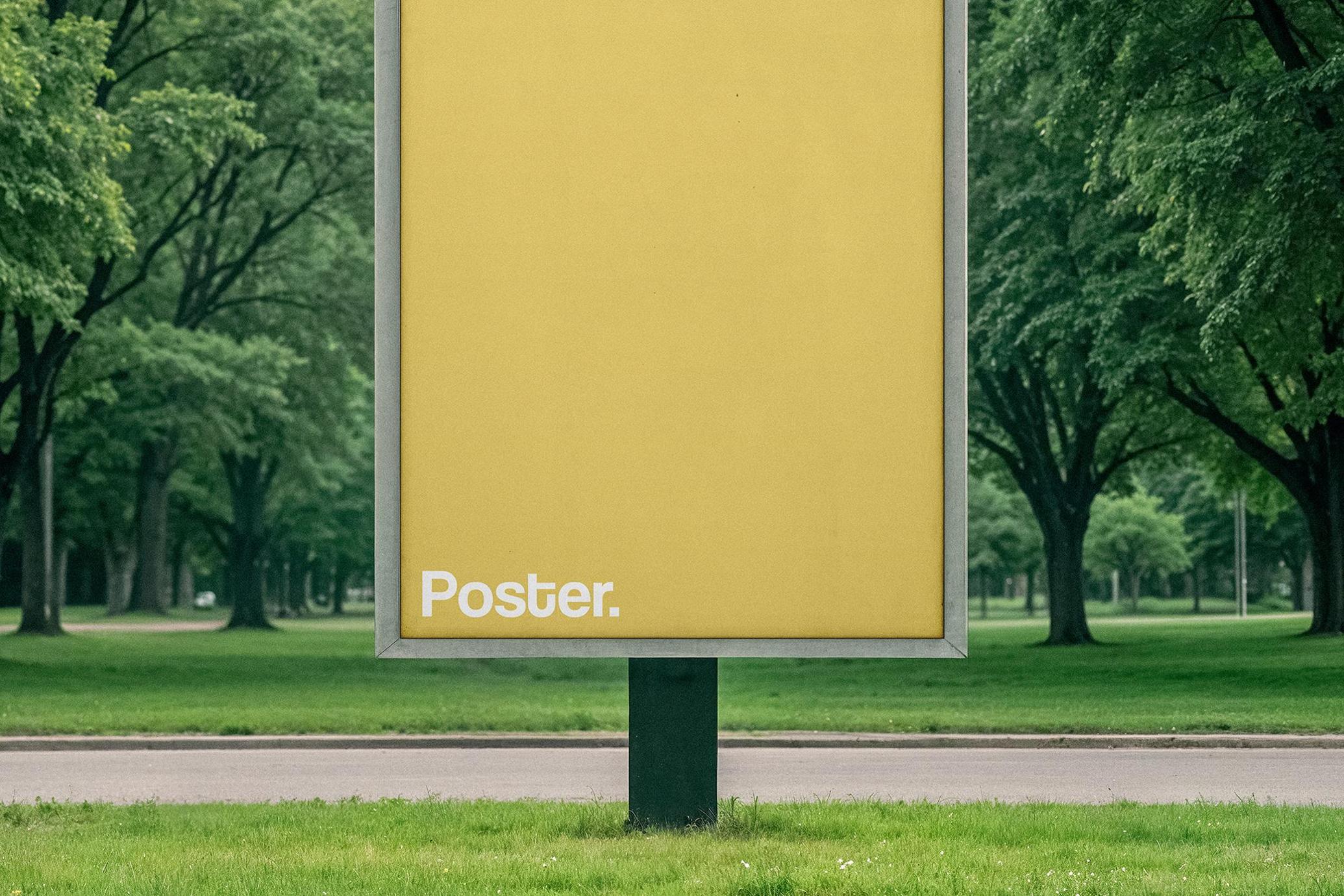 Window Billboard Mockup