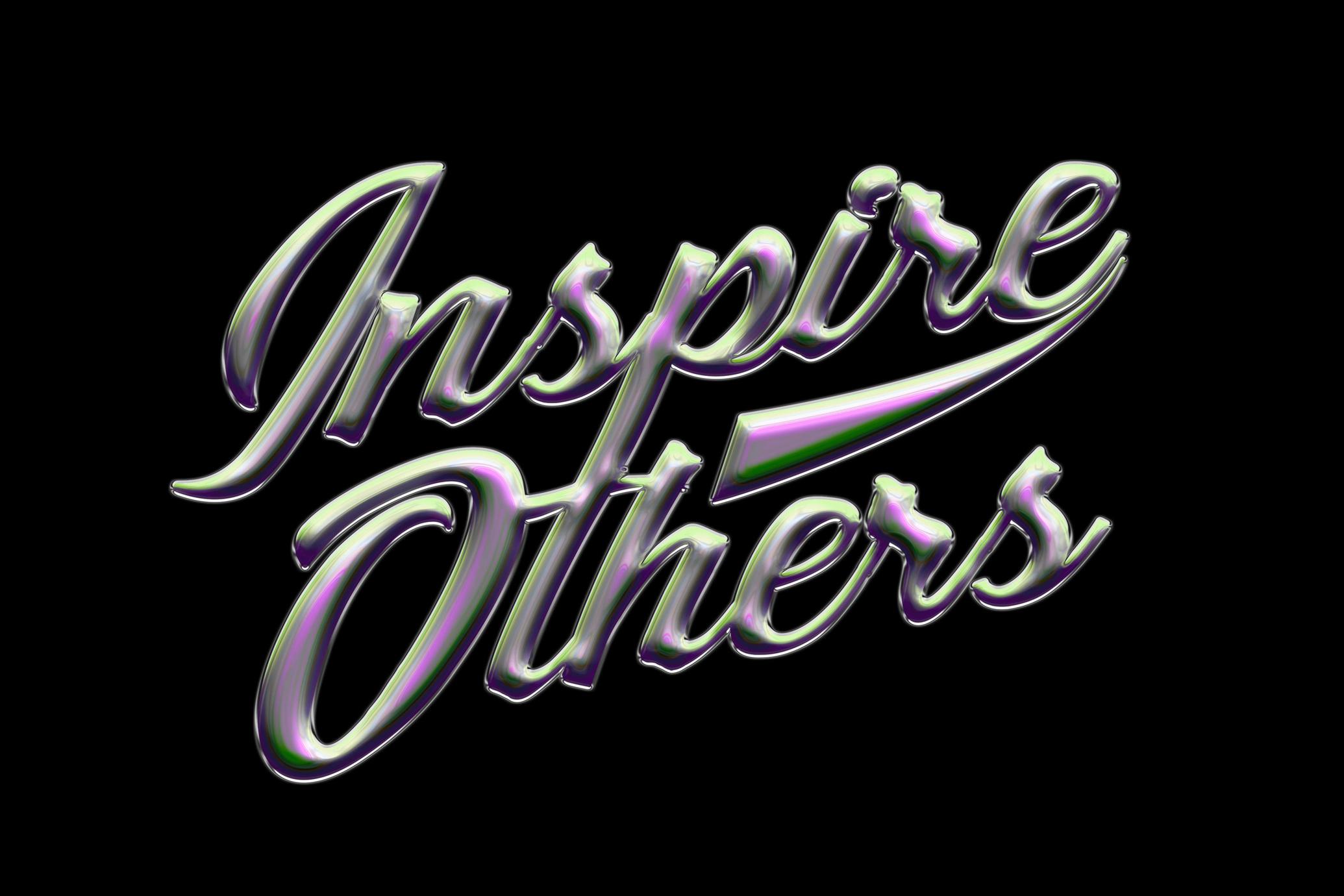 Iridescent Metal Chrome Effect