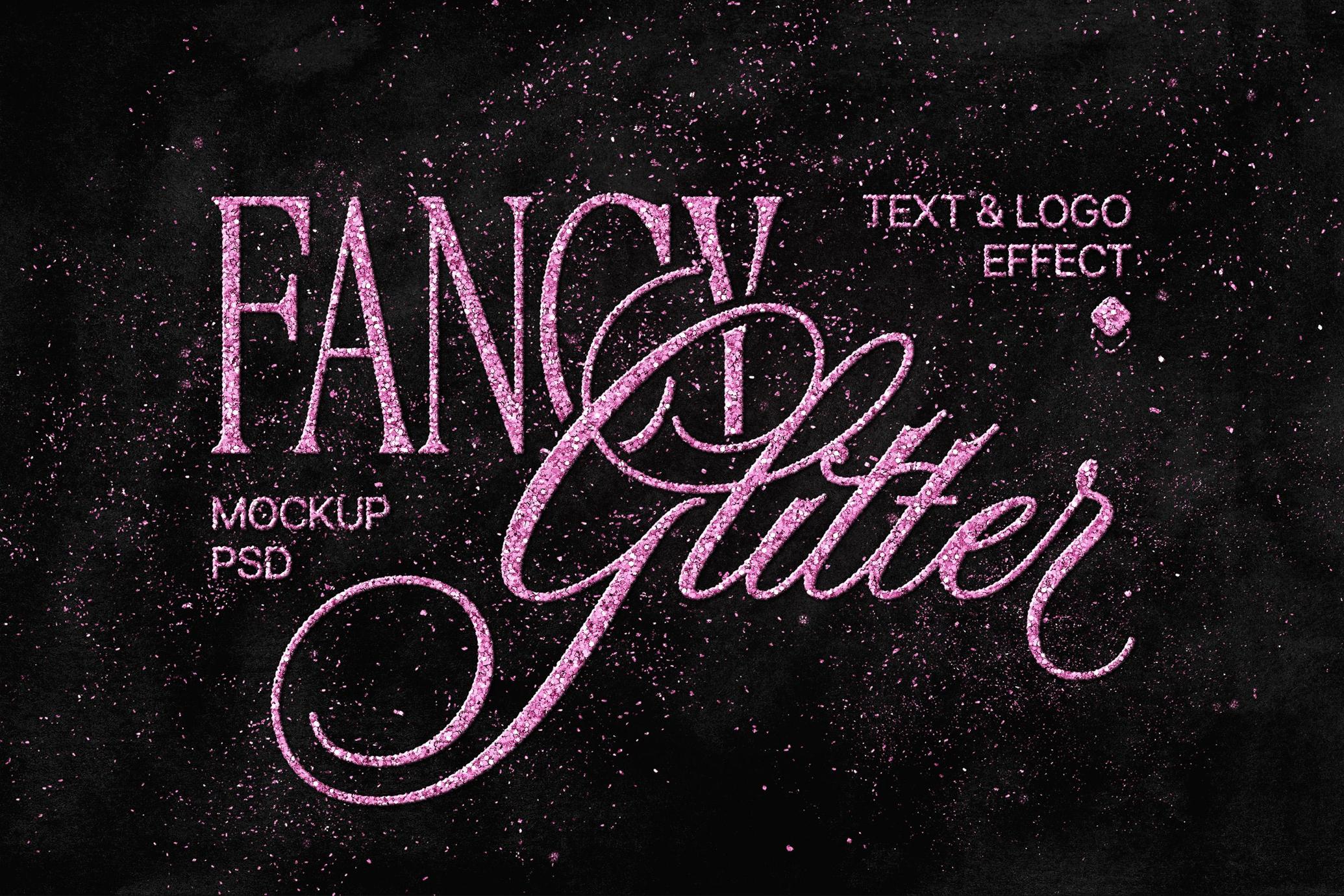 Glam Glitter Text & Logo Effect